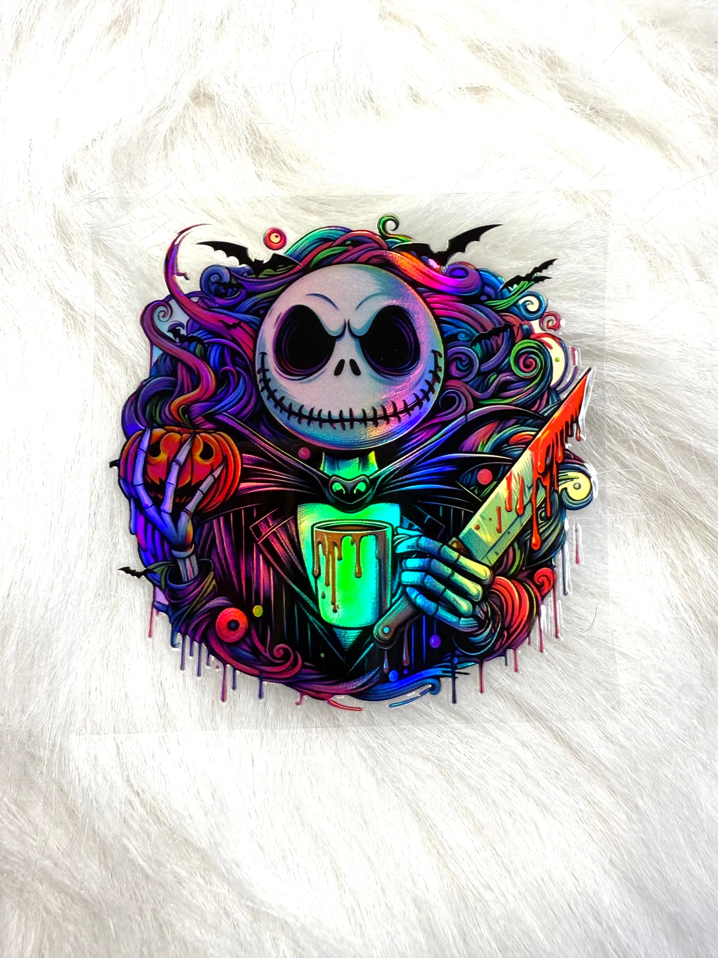 Holographic UV DTF Jack Decal Sticker  #17