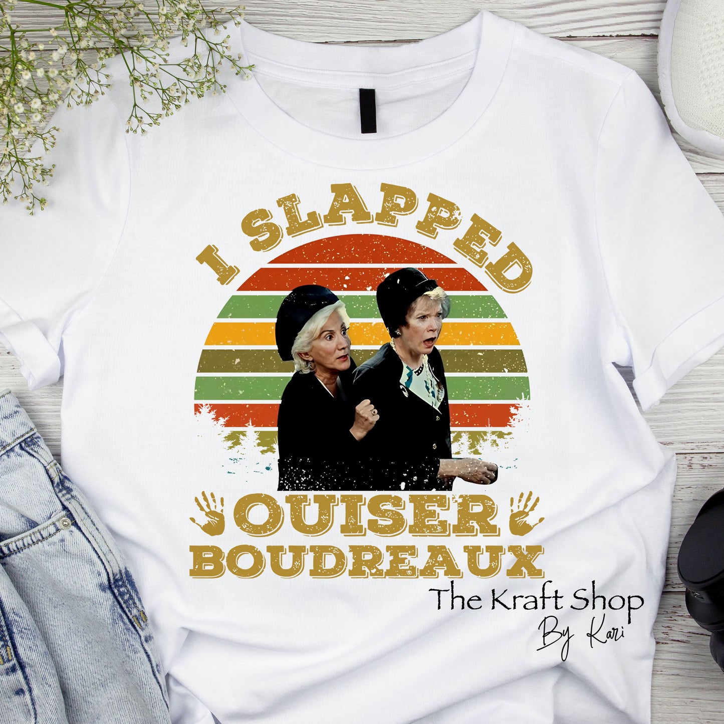 DTF ready to press transfer I slapped Ouiser shirt transfer, DTF Print#11436