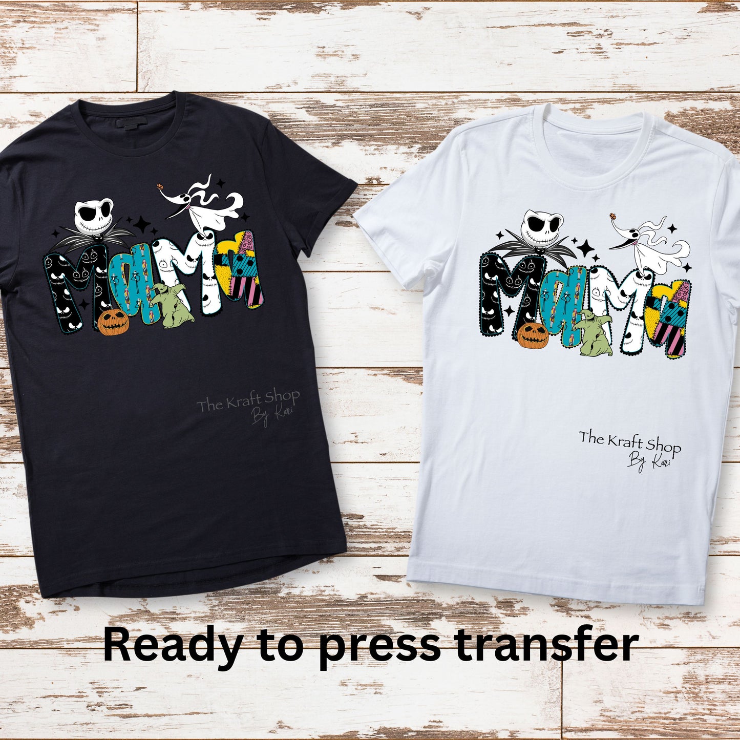 DTF ready to press transfer Mama Jack Nightmare shirt transfer, DTF Print #11563