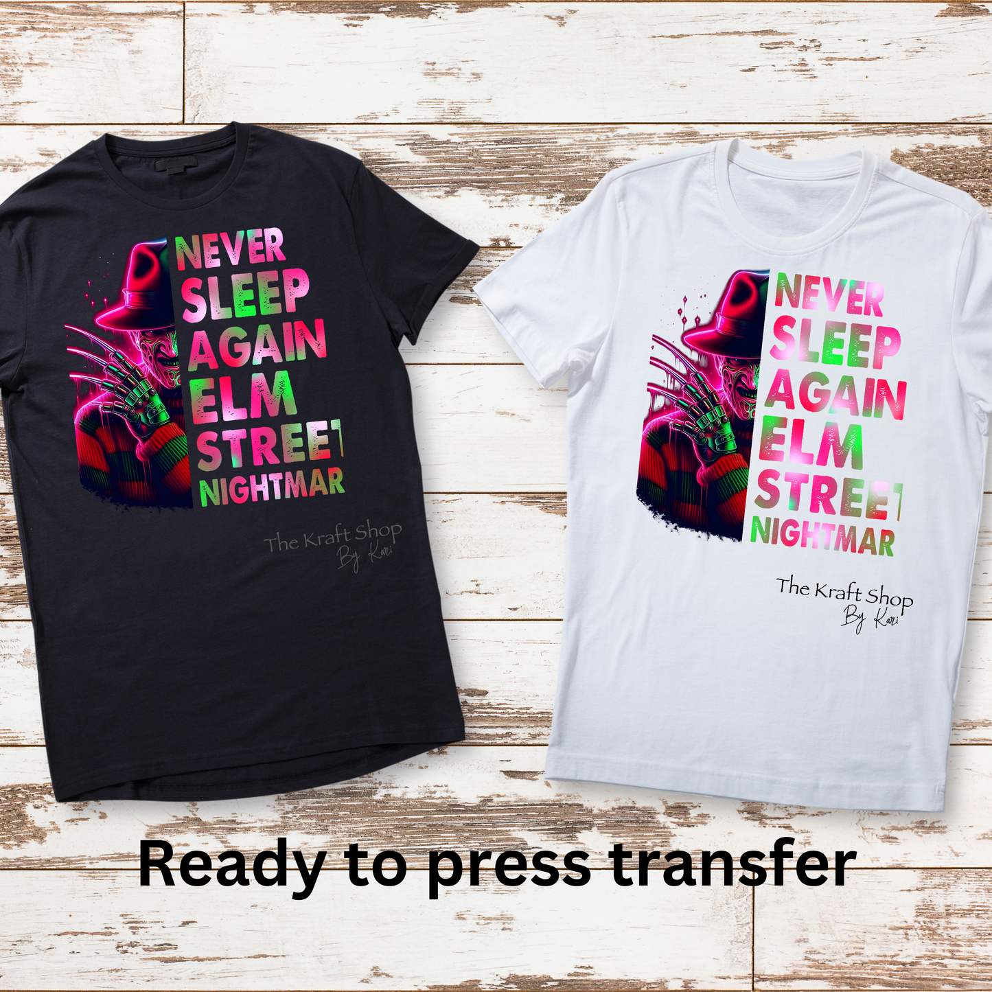 DTF ready to press transfer. Horror Character Spooky Halloween shirt transfer , #11523