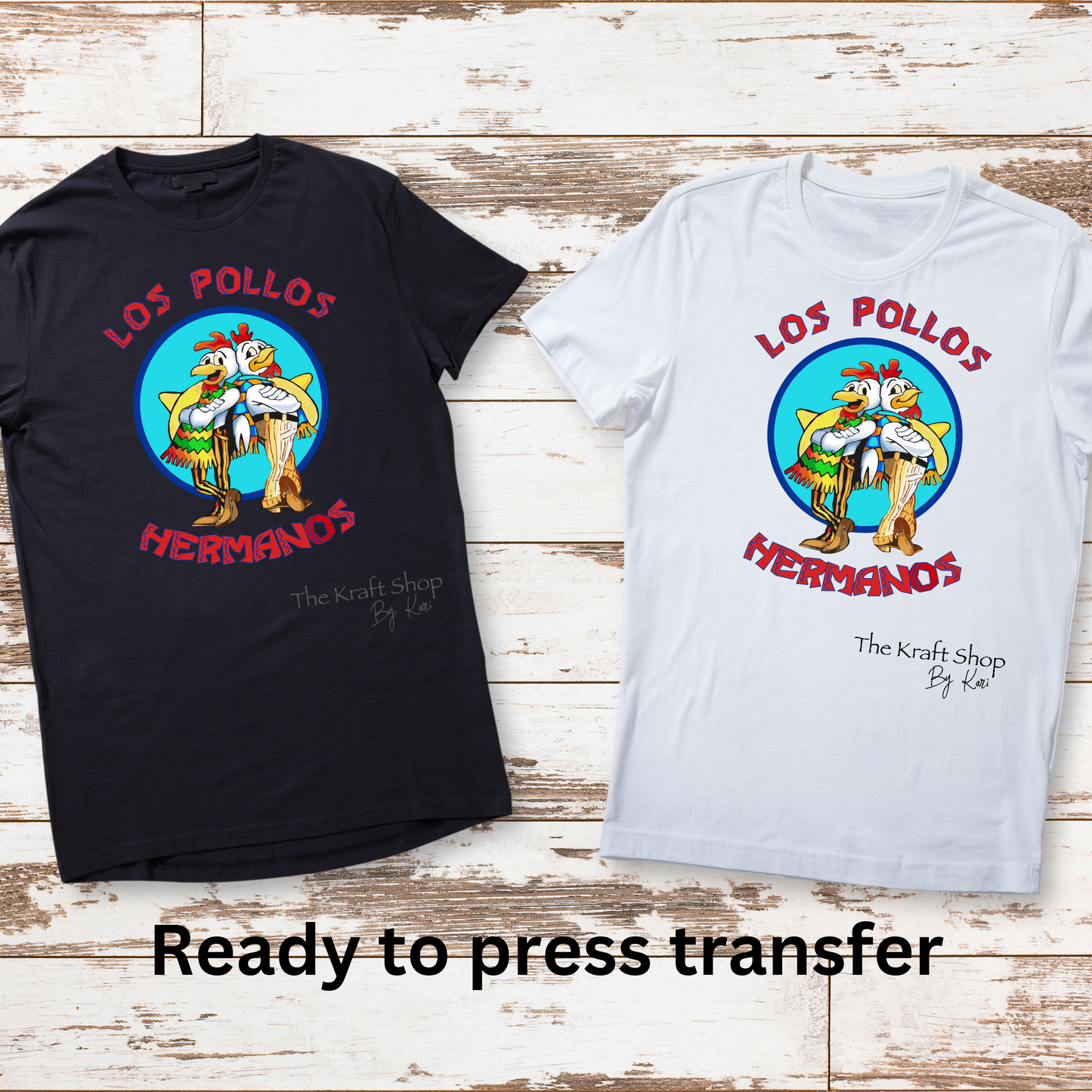 DTF ready to press transfer. Break Bad variety of shirt transfers , #11524