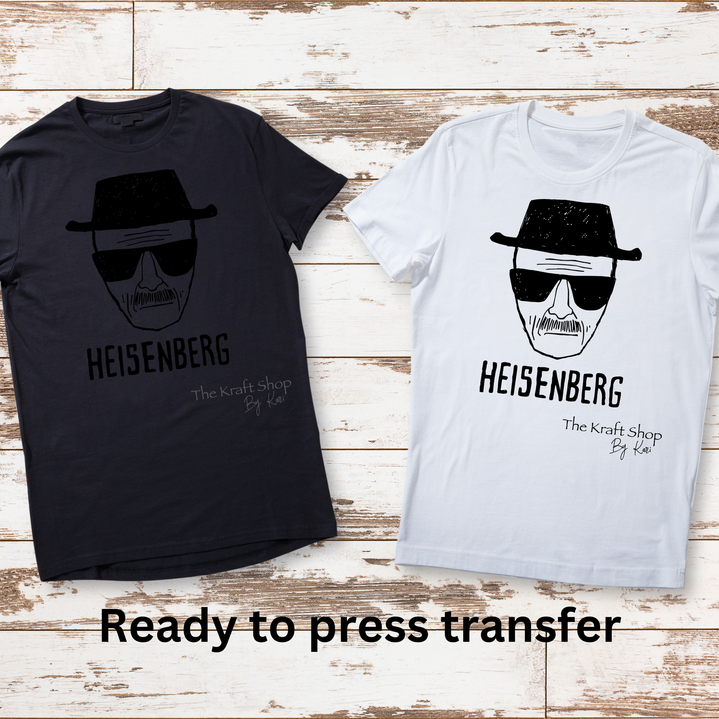 DTF ready to press transfer. Break Bad variety of shirt transfers , #11524