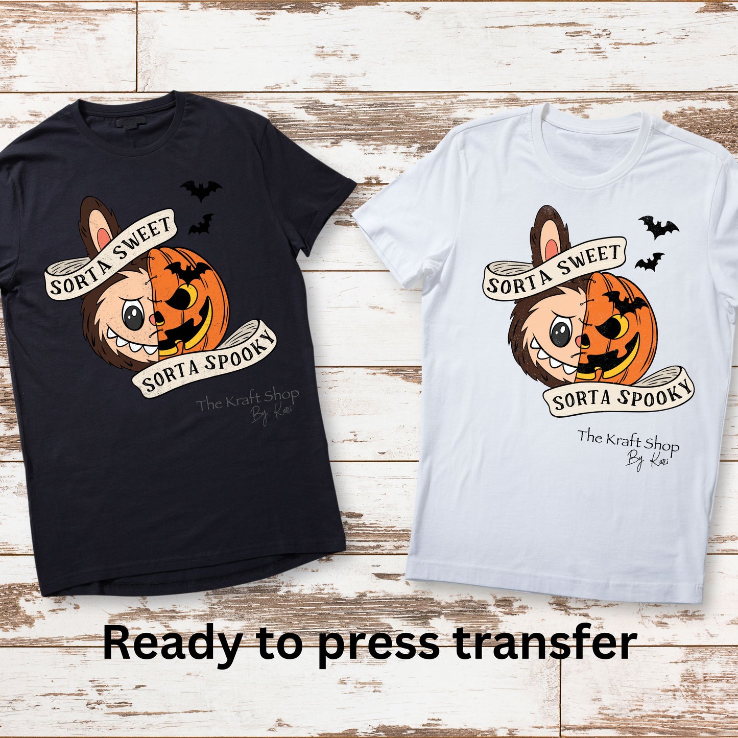 DTF ready to press transfer. Sorta Sweet Sorta Spooky #11536