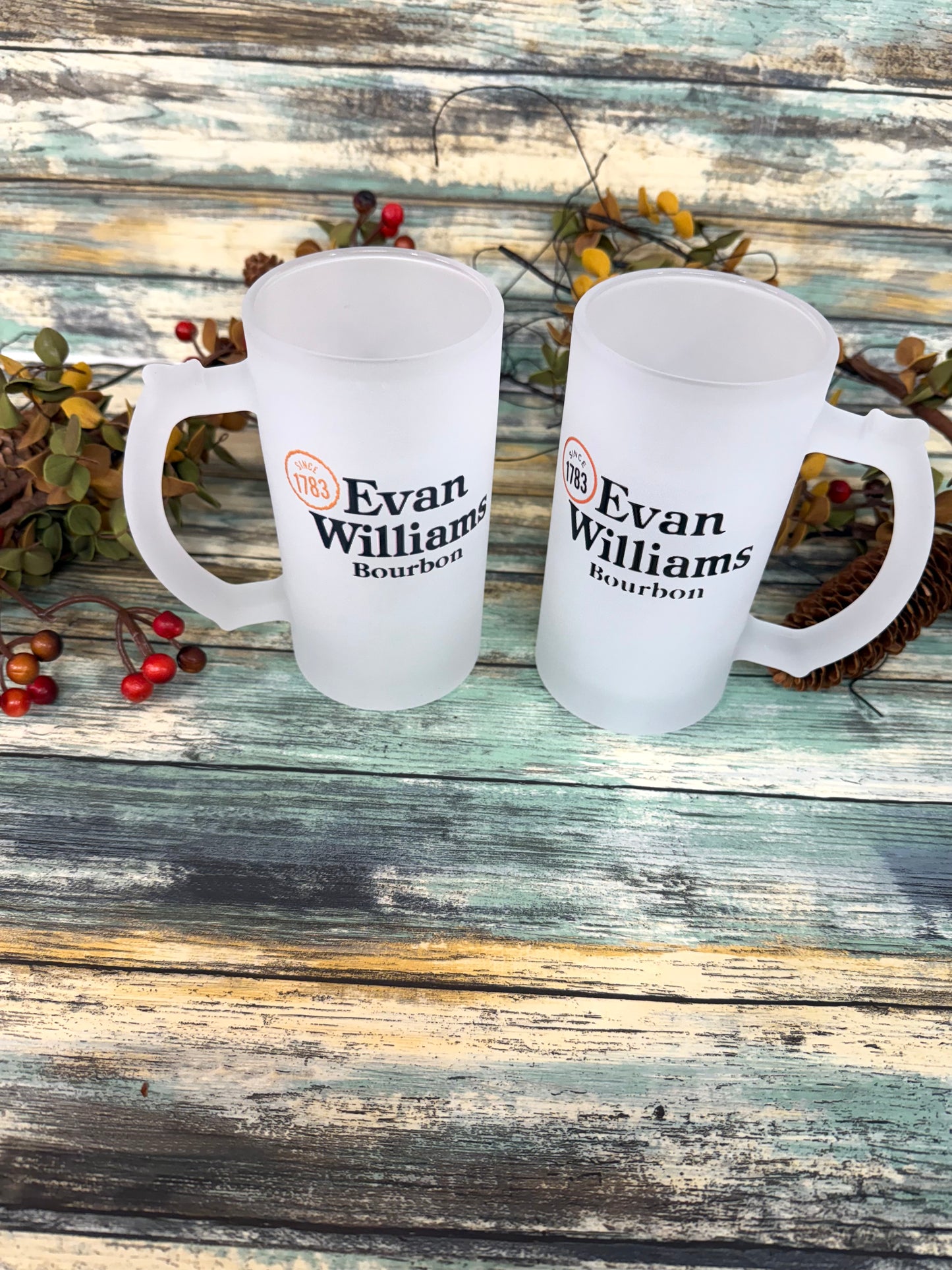 Personalized 16 oz Frosted mugs