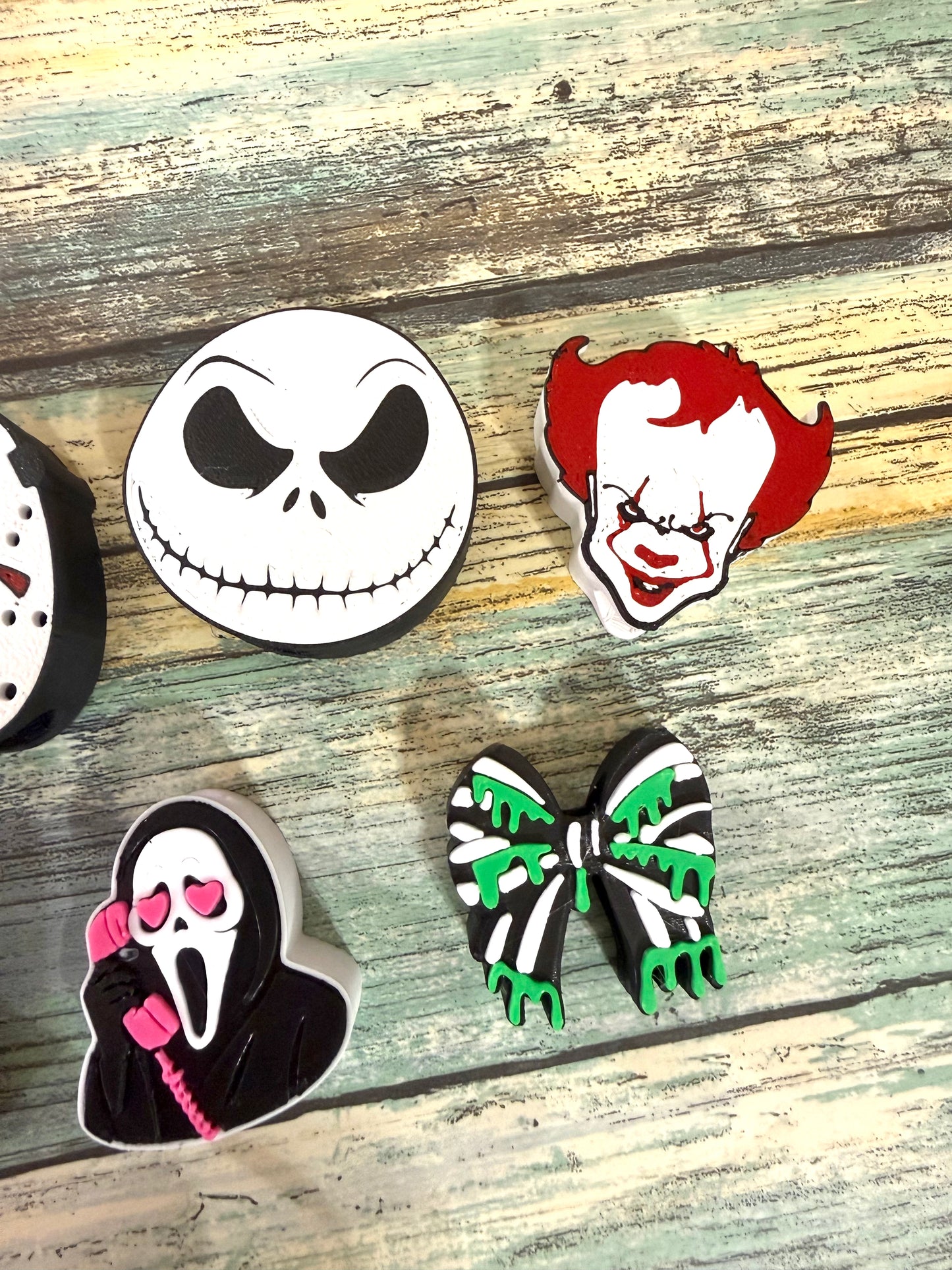 3D Limited Horror and character straw topper. Ready to ship.