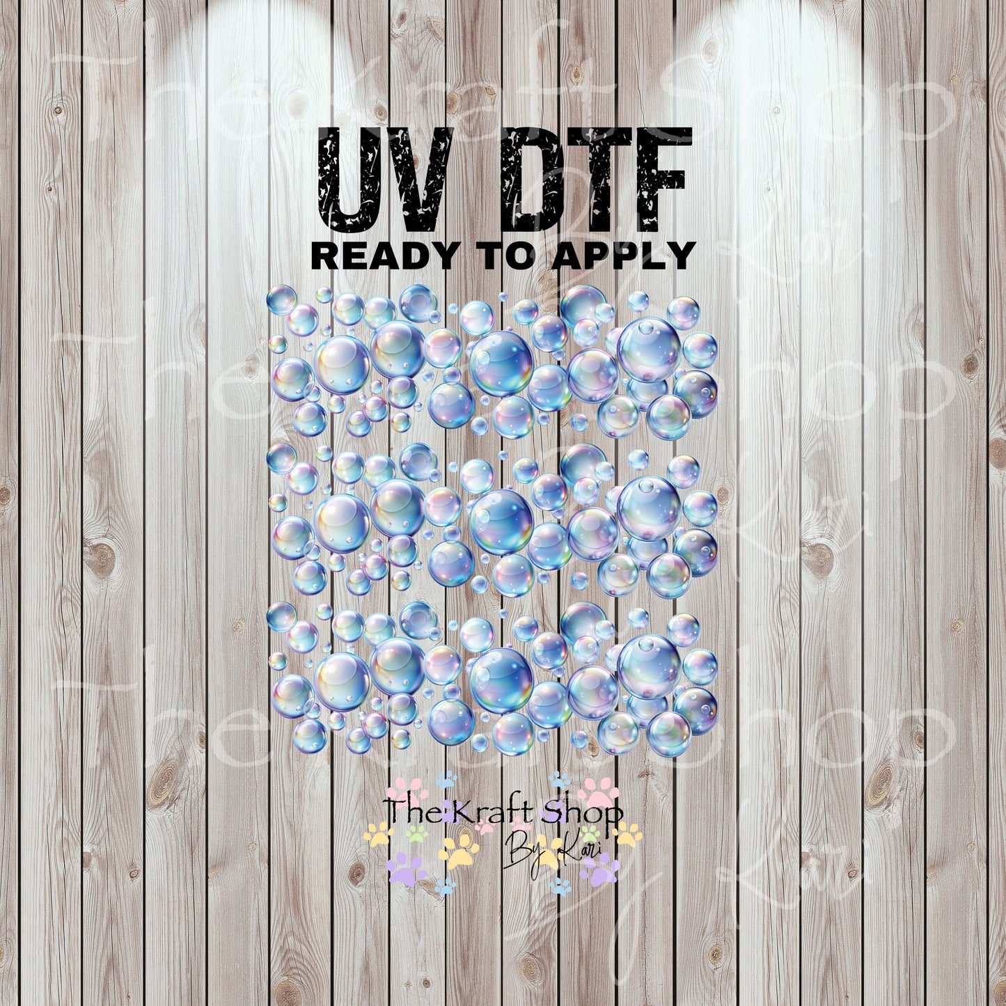 UV DTF Sticker prints. Under the sea bubbles element sheet bundle decal, permanent sticker. UV wrap for glass can tumbler. #10272