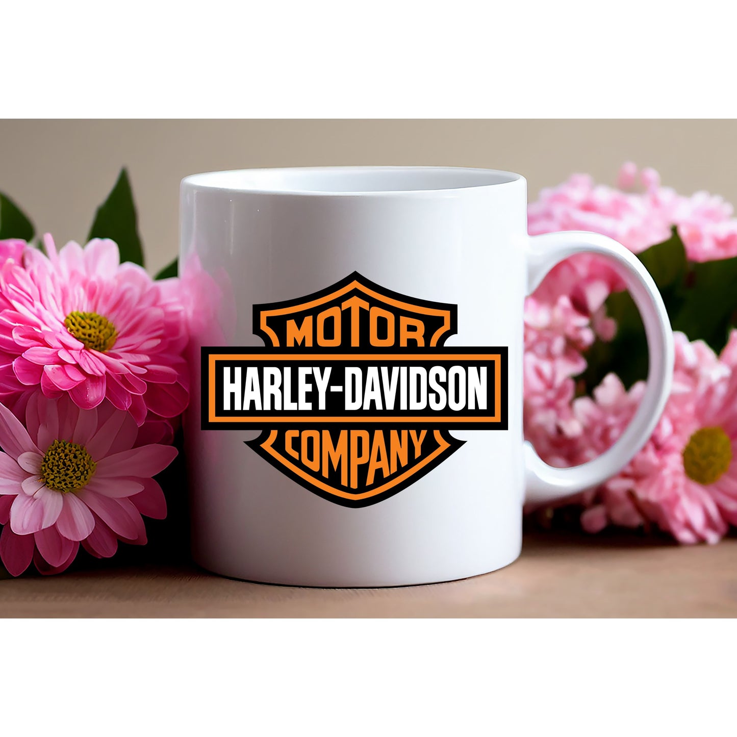 UV DTF Sticker print Harley decal, tumbler decal, Uv wrap glass can tumbler. #4225