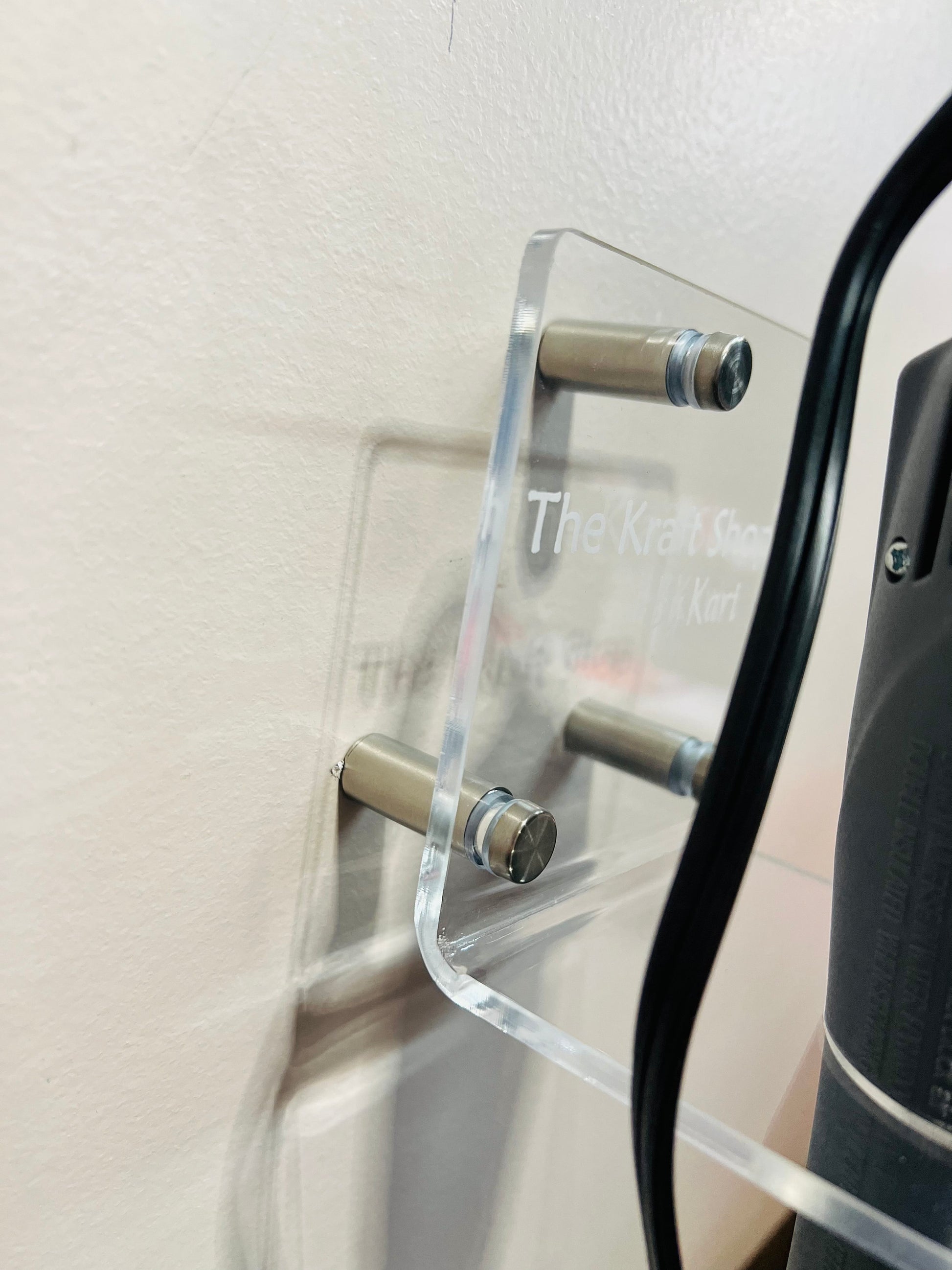 Heat gun holder. Acrylic holder. Craft helper. Craft room decor. Heat gun holder. Craft heat gun holder. Craft supply.