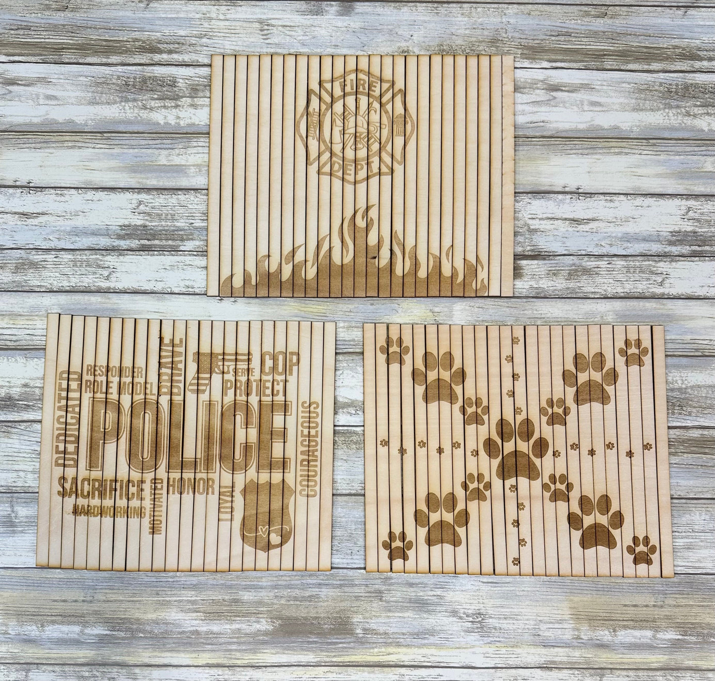 Wood kit for 20 oz or 30 oz tumblers. Craft kit for wood projects. Laser engraved and cut out.