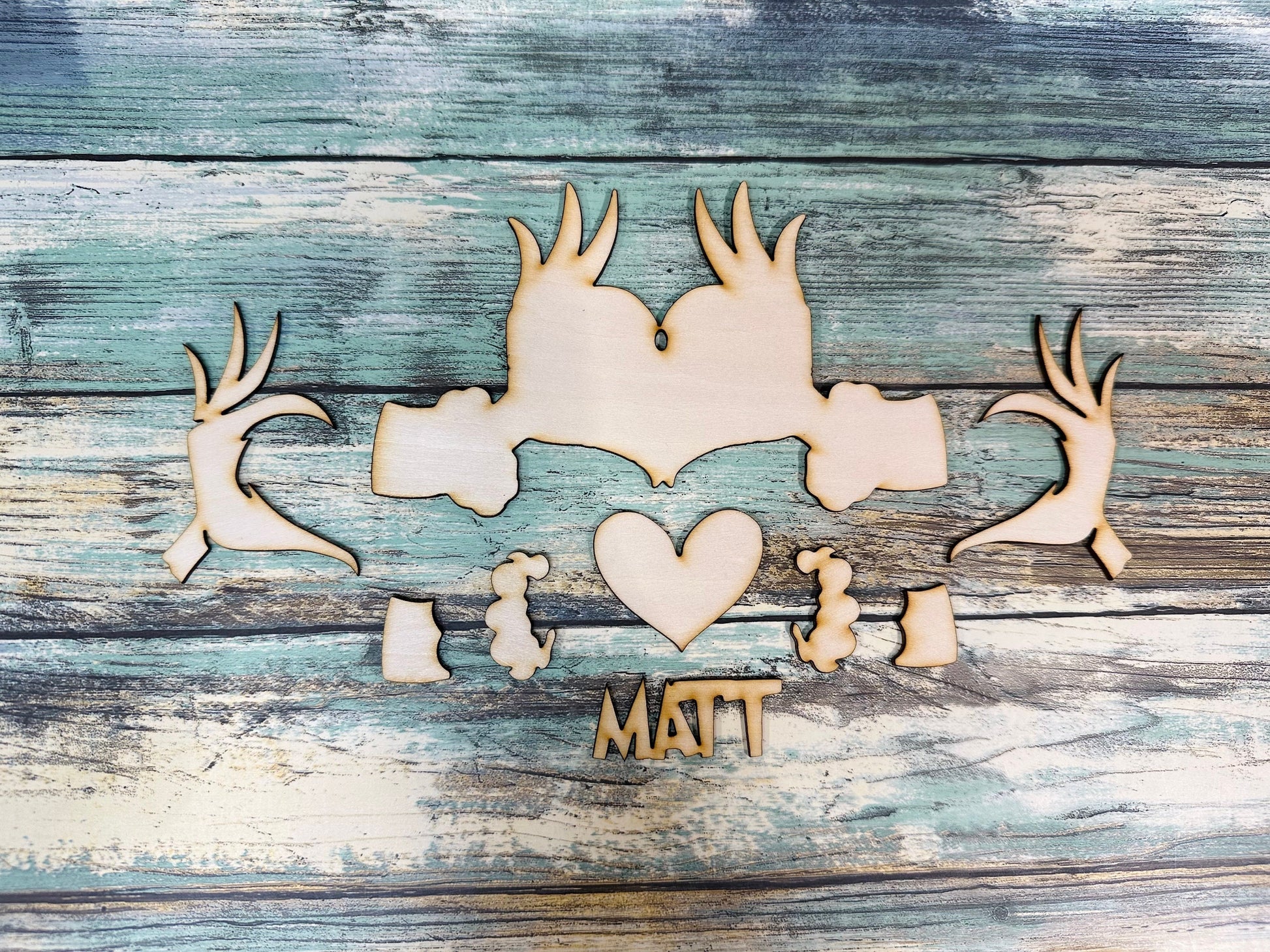 KITS ONLY. Green hand ornament crafter kit. Green hands with heart. Personalized ornaments. Heart hands.