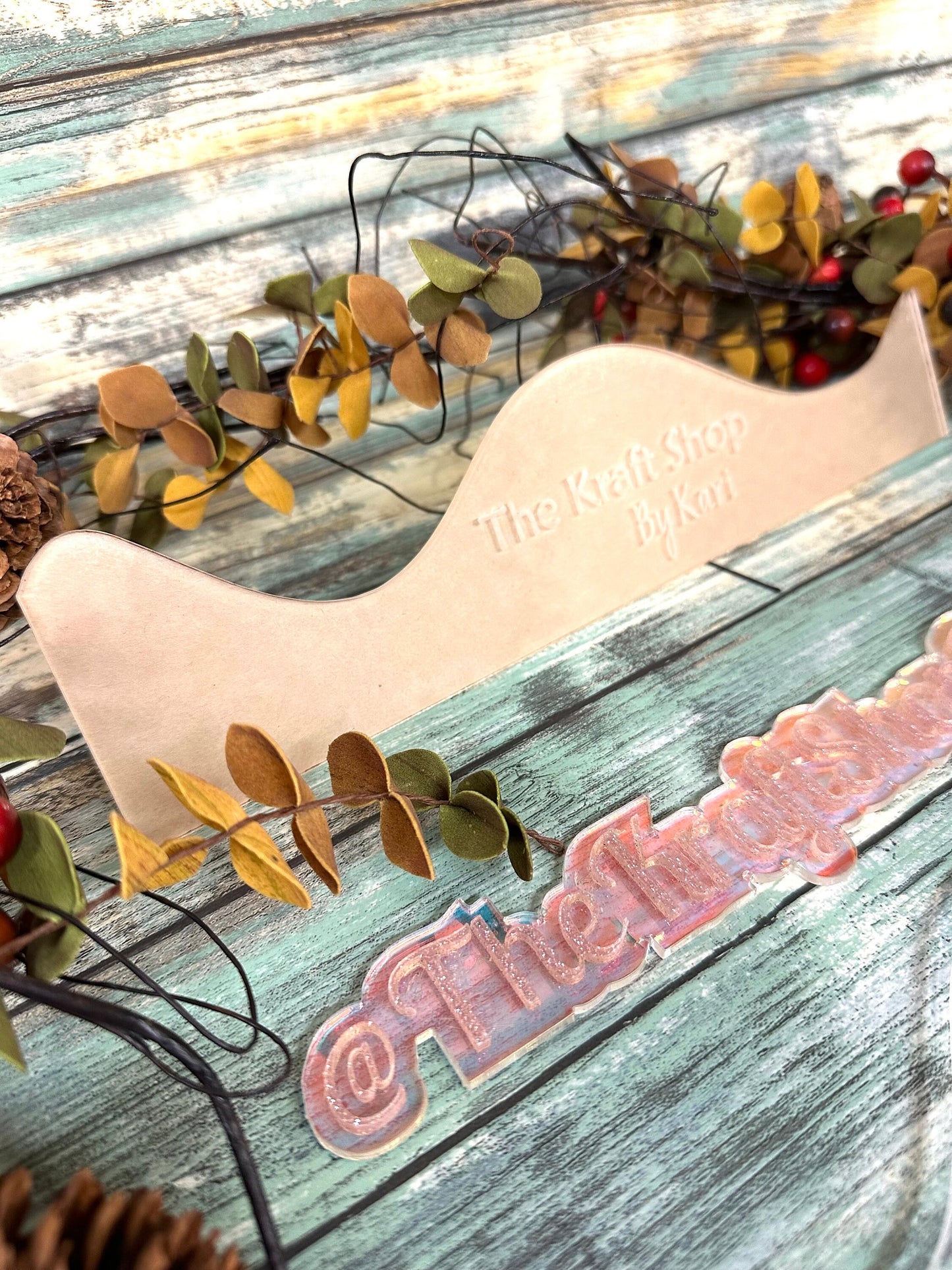 Acrylic Wave templates used for vinyl, quilting or woodworking. Crafter supply and tool. Tumbler templates. DIY supply. Router template