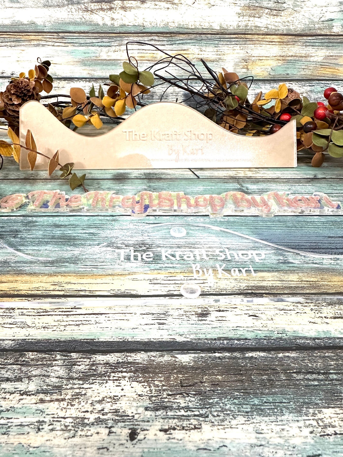 Acrylic Wave templates used for vinyl, quilting or woodworking. Crafter supply and tool. Tumbler templates. DIY supply. Router template