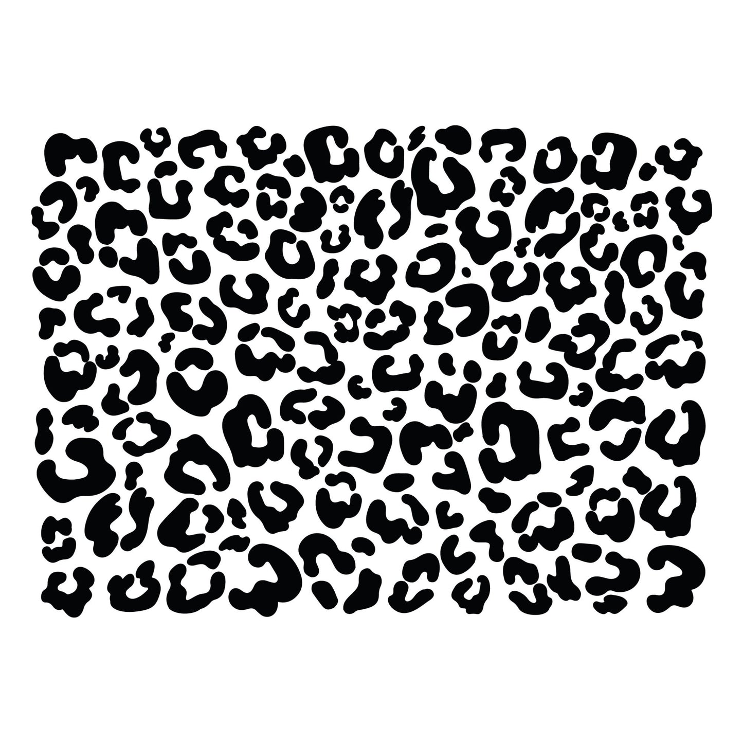 UV DTF Sticker print. Leopard spots. Cheetah spots decals, tumbler decal, permanent sticker. Uv wrap for glass can tumbler. #10023