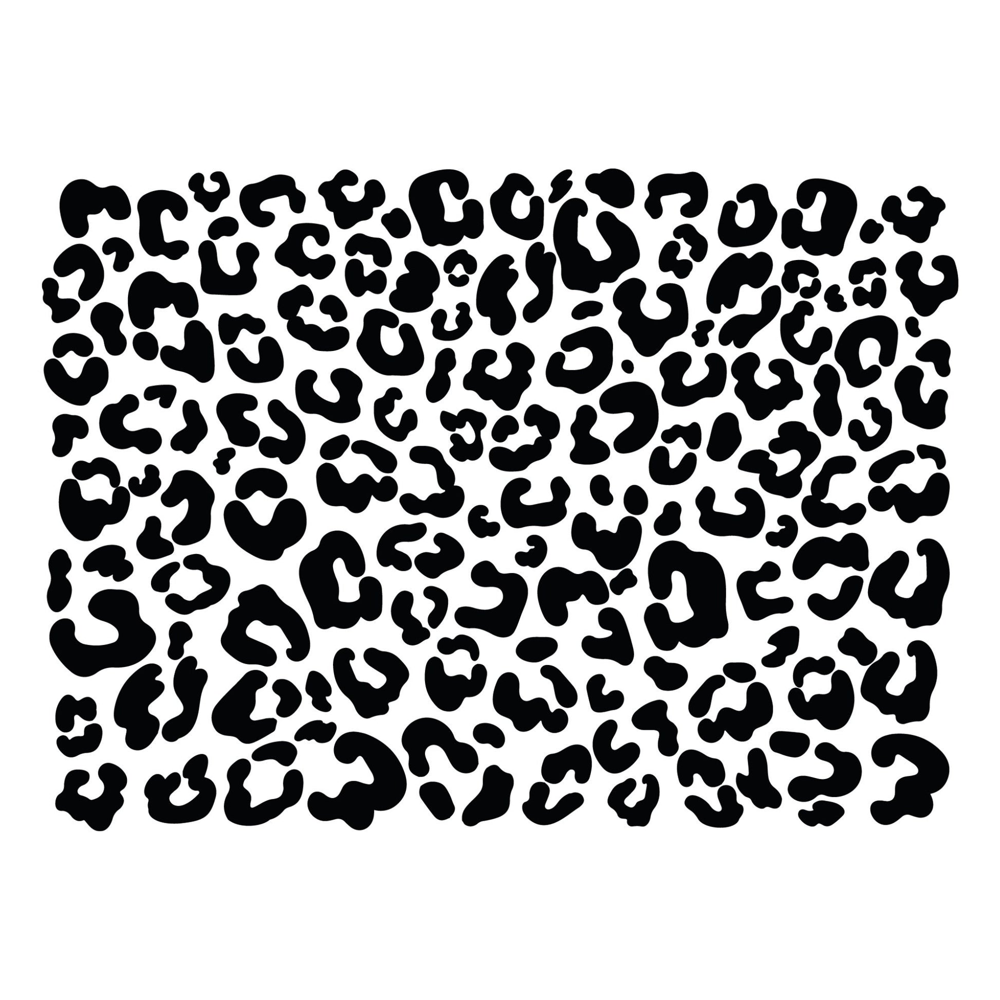 UV DTF Sticker print. Leopard spots. Cheetah spots decals, tumbler decal, permanent sticker. Uv wrap for glass can tumbler. #10023