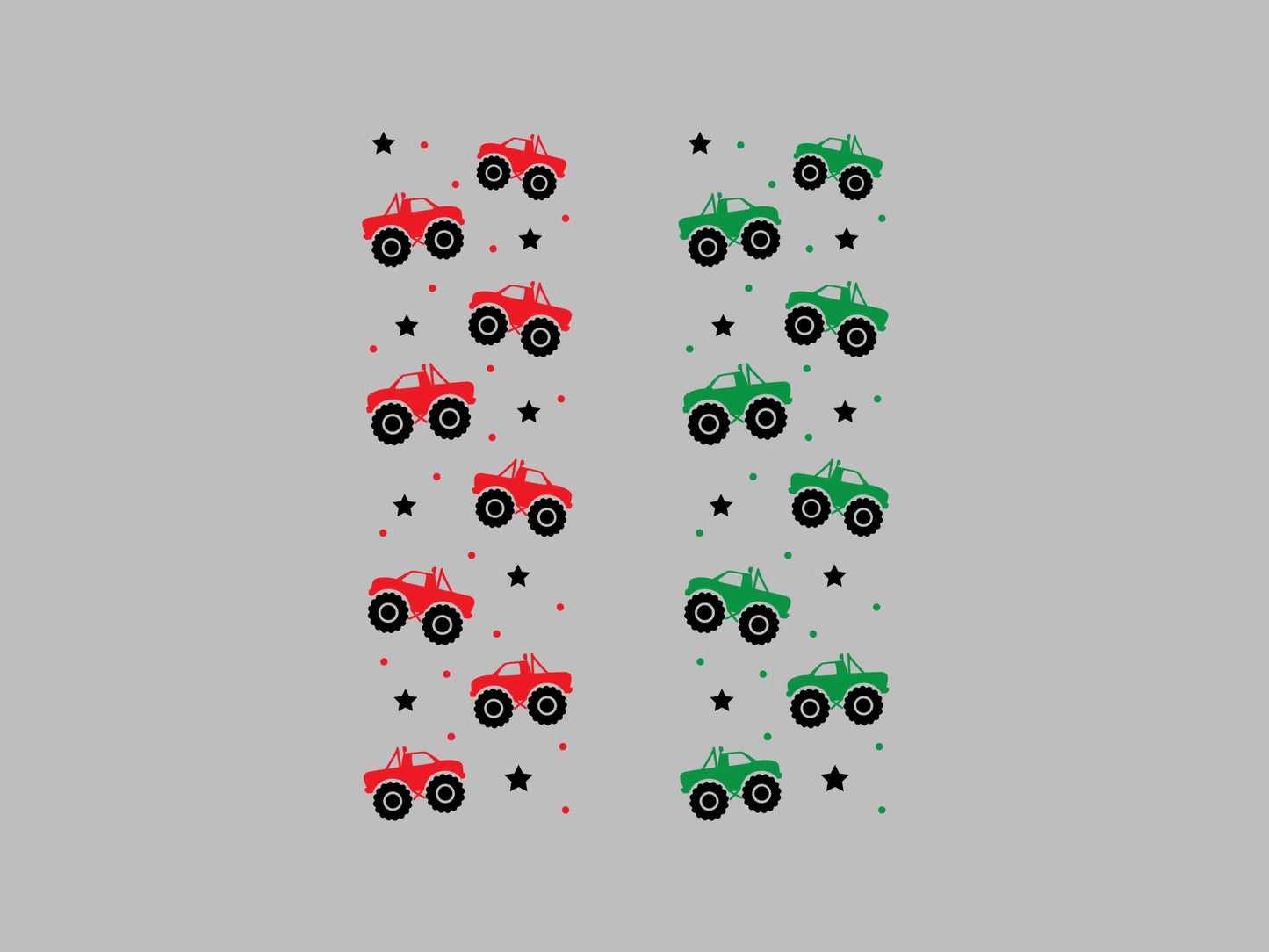 UV DTF Pen Wrap Ready To Apply Sticker Print. Clear or white background Monster truck pen wrap. UV Pen wrap. #8000