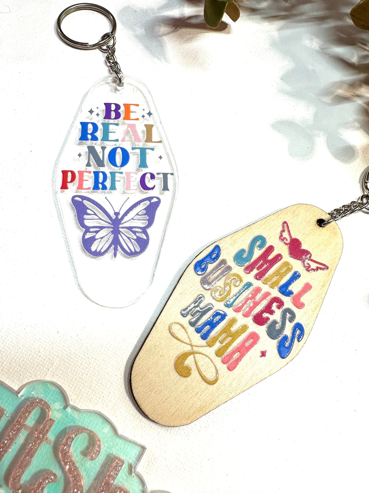 Hotel Keychain blank. Motel keychain blank. Acrylic or wood style. Craft supply. Clear acrylic. Boat key blank.