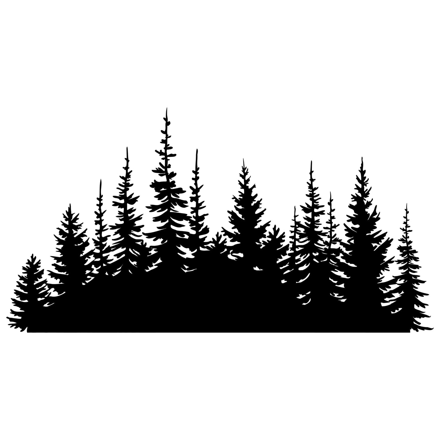 UV DTF Sticker prints. Tree line element sheet decal, permanent sticker. UV wrap for tumbler. #10054