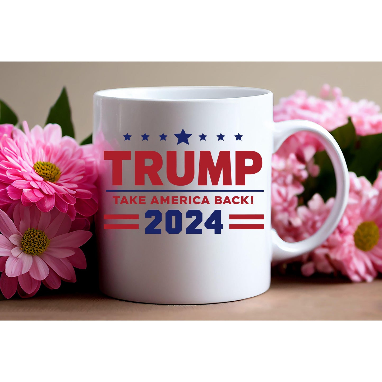 UV DTF Sticker print. Trump 2024 Take America Back decal, tumbler decal, permanent sticker. UV wrap for glass can tumbler. #4218