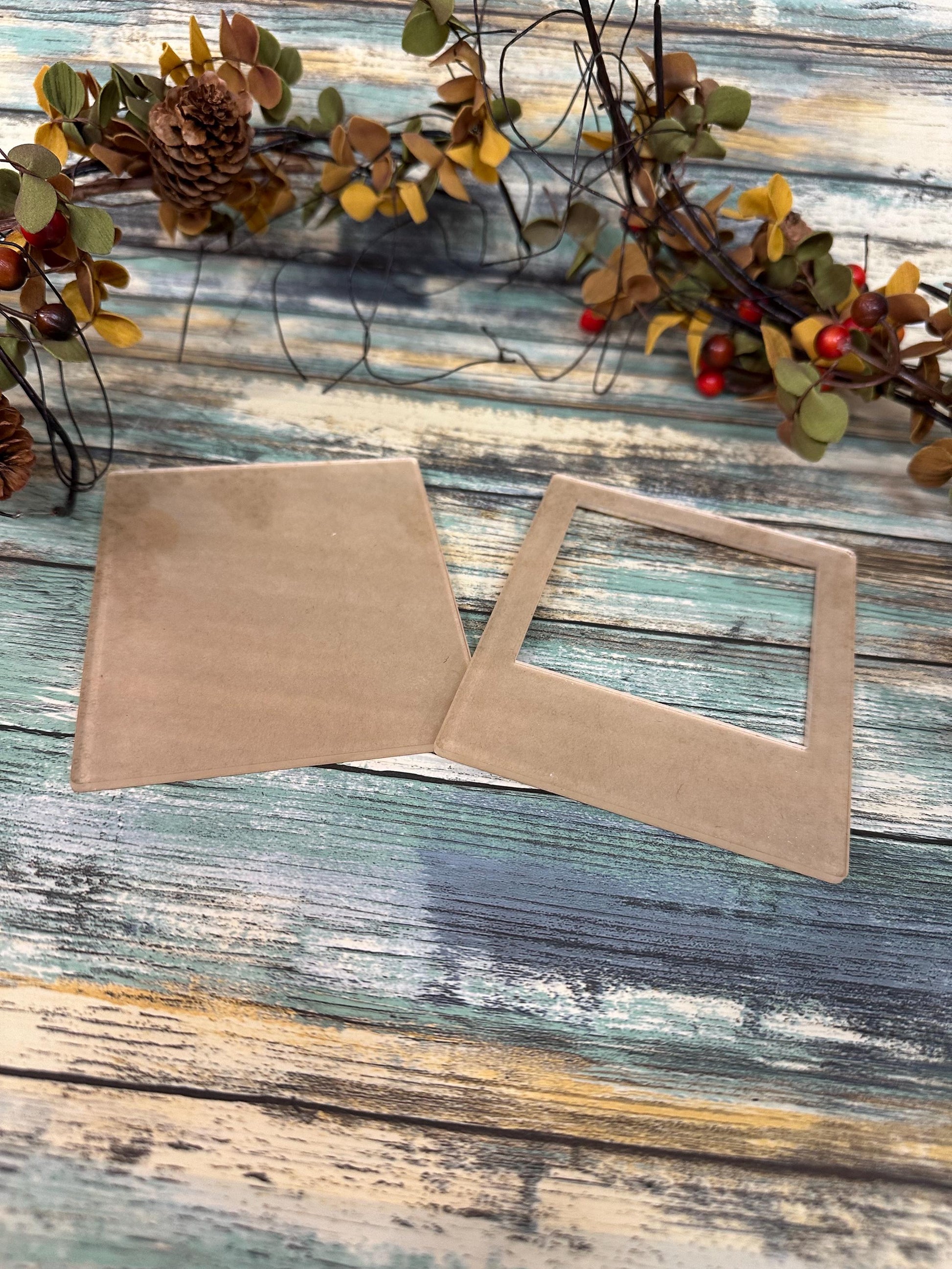 Acrylic note holder blank. Crafter supply and tool. stick note holder. Acrylic blank. Office note holder.