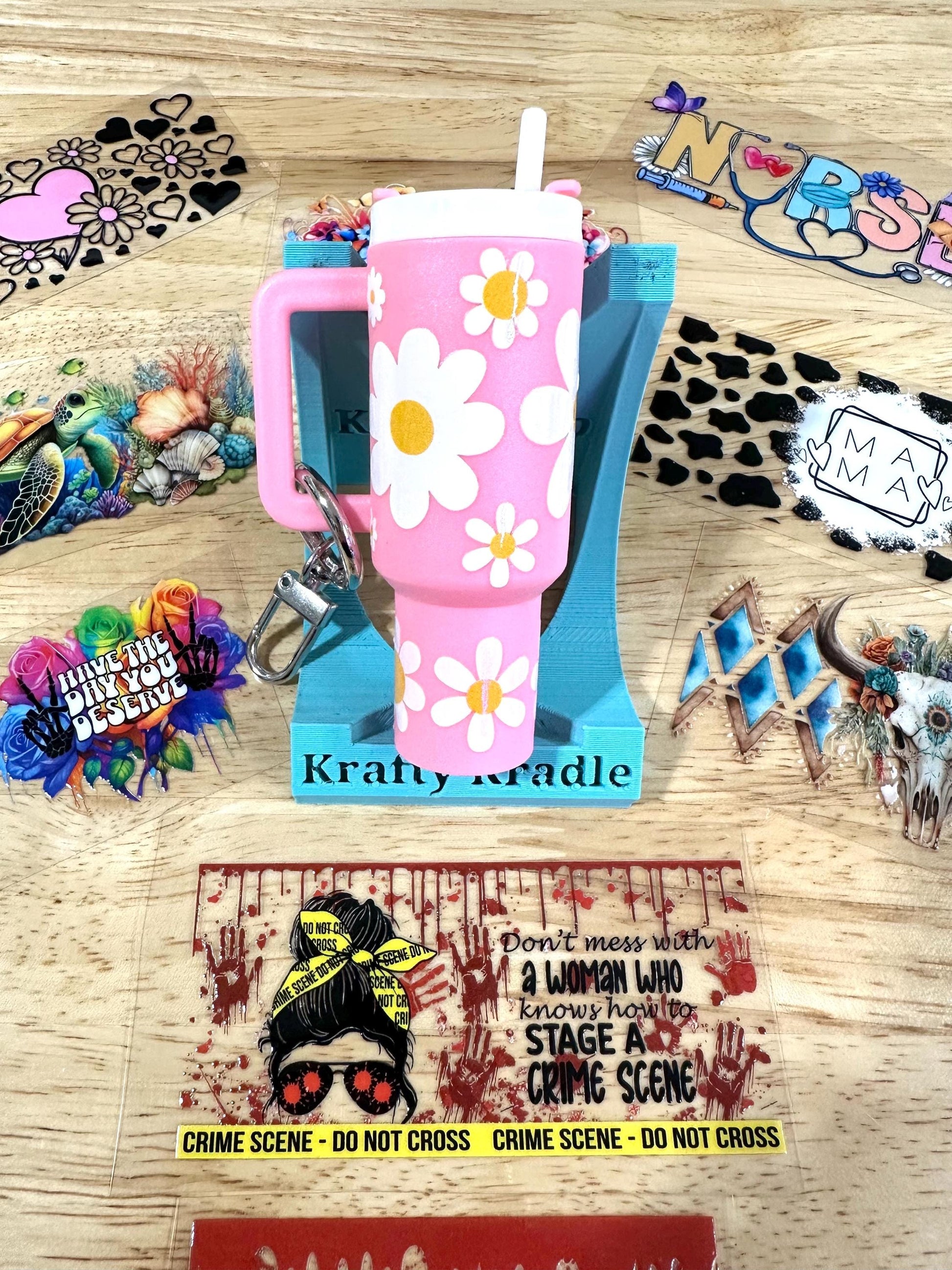 UV dtf Sticker print Mini wraps for mini tumbler keychains decal, tumbler decal, permanent sticker. Uv wrap for glass can tumbler. #10150