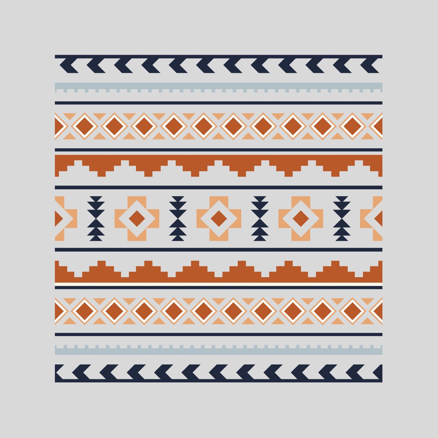 UV DTF Sticker print. Aztek sheet of elements colorful decals, tumbler decal, permanent sticker. #10232