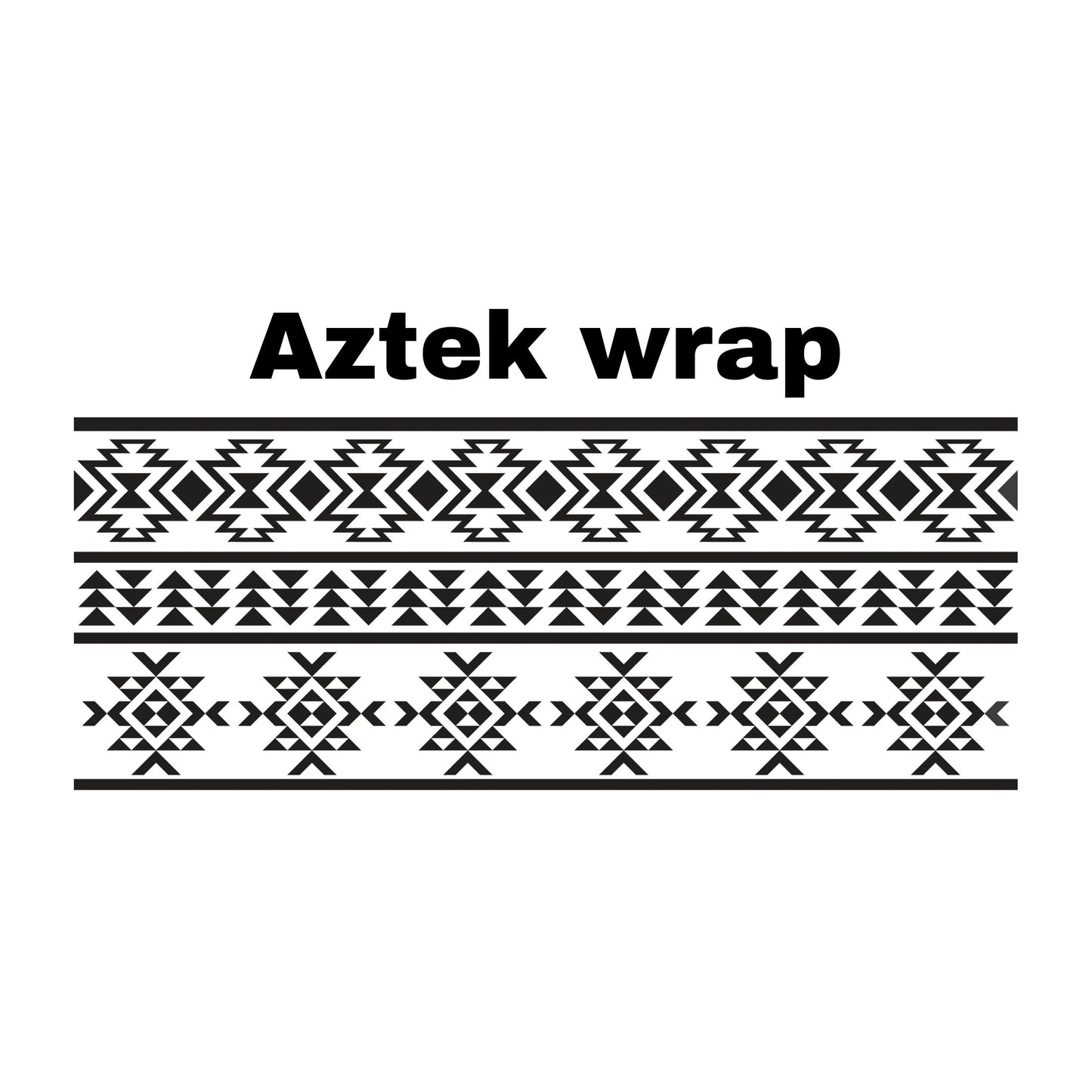 UV DTF Sticker print. Boho Aztek glass can wrap decal, tumbler decal,UV wrap for glass can tumbler#5286