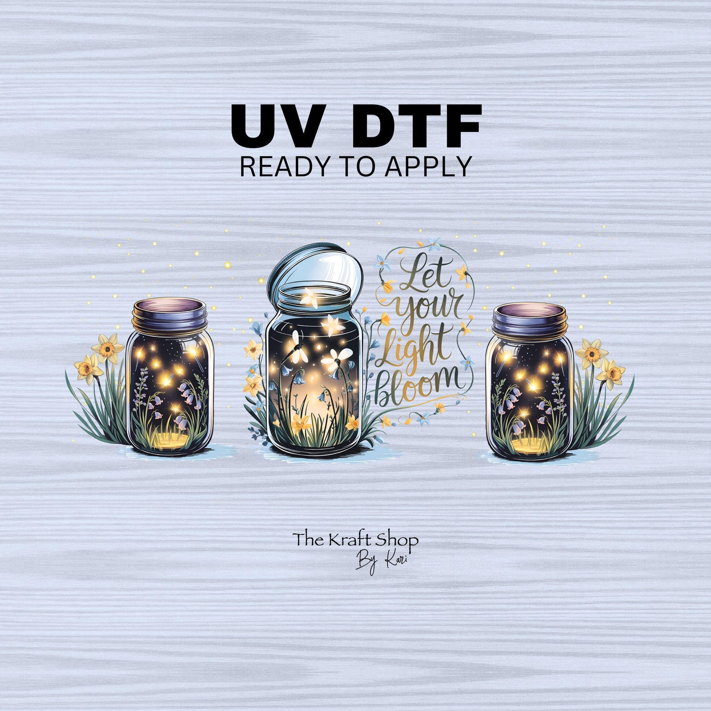 UV DTF Sticker print. Best ever Mom with yellow flowers wrap decals tumbler decal. Glass can wrap. #5309