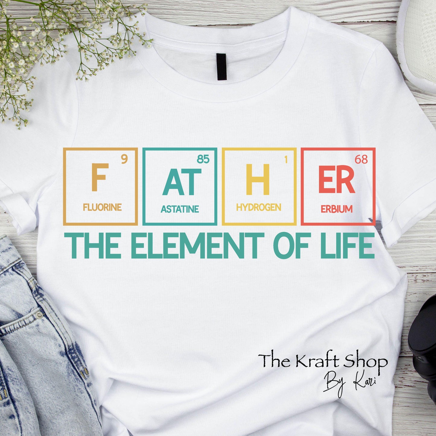 DTF ready to press transfer Father the element of life the man the myth the legend shirt transfer, DTF Print#11432