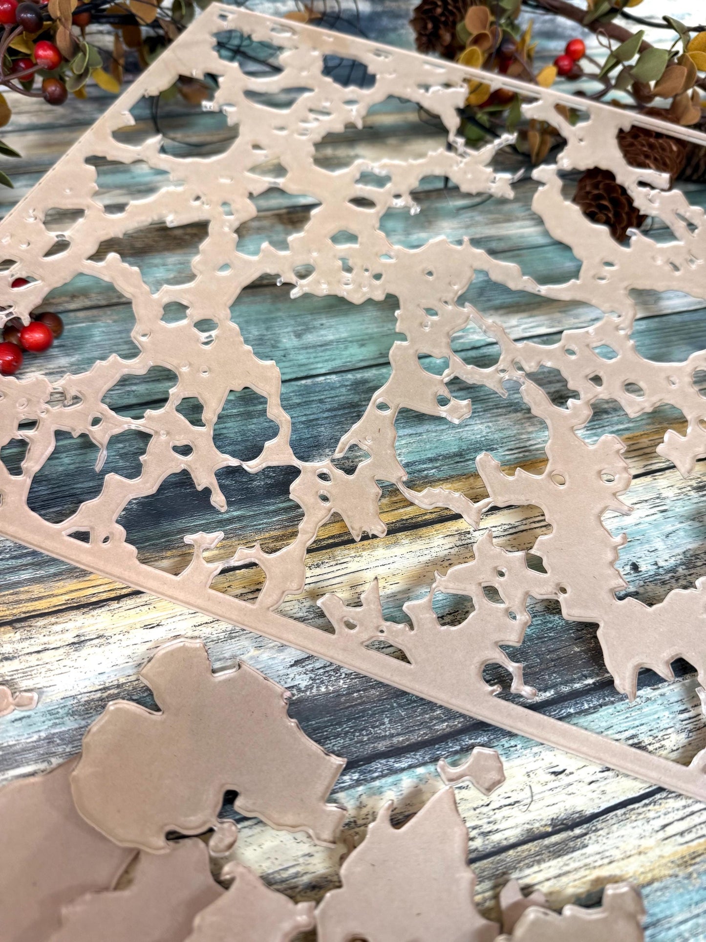 Cow print Acrylic Stencil for Creative Art Projects. Bleaching stencil. Cow spot stencil. Woodworking template.