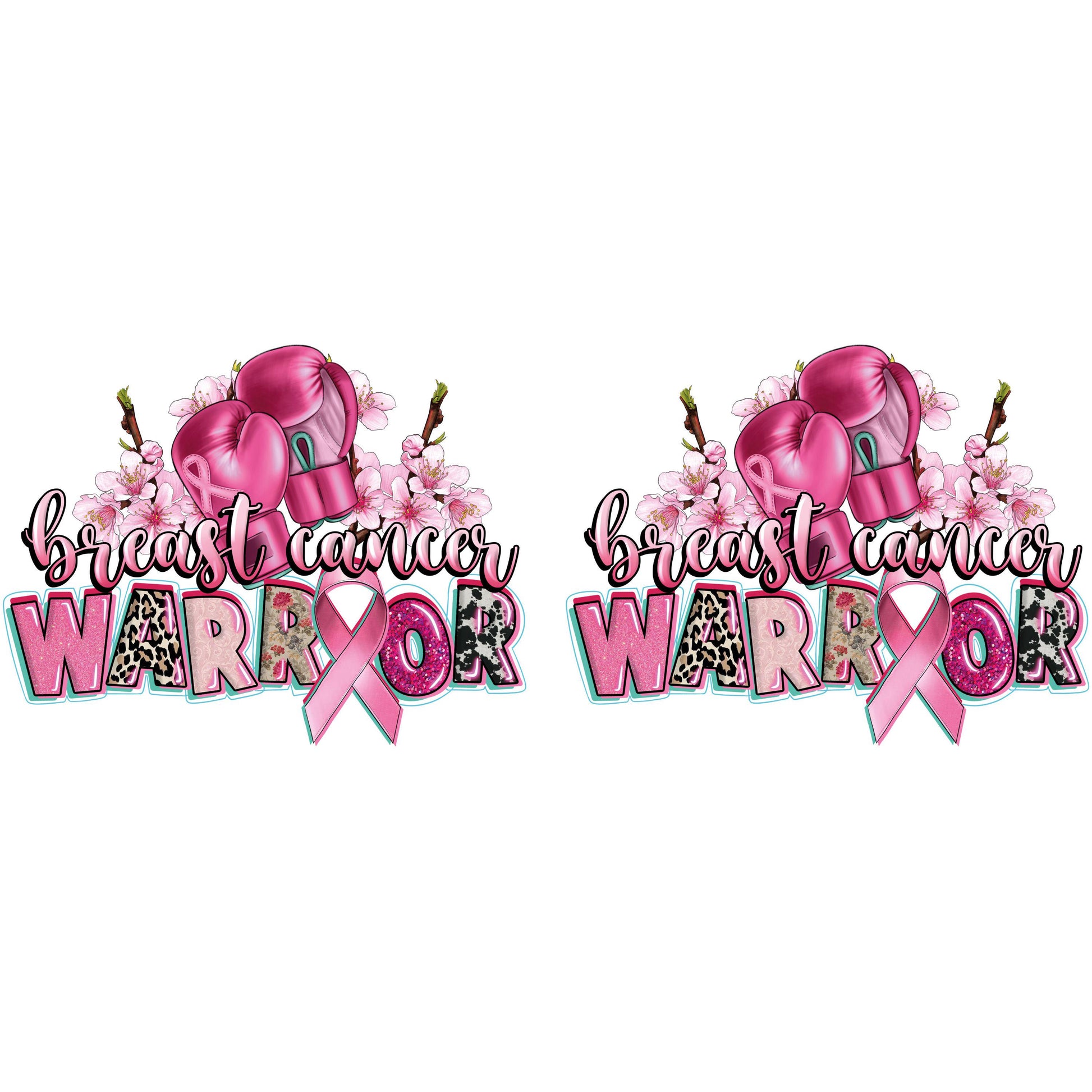 UV dtf Sticker print Breast Cancer Warrior Mini wraps for mini tumbler keychains decal, tumbler decal, Uv wrap for chapstick holders