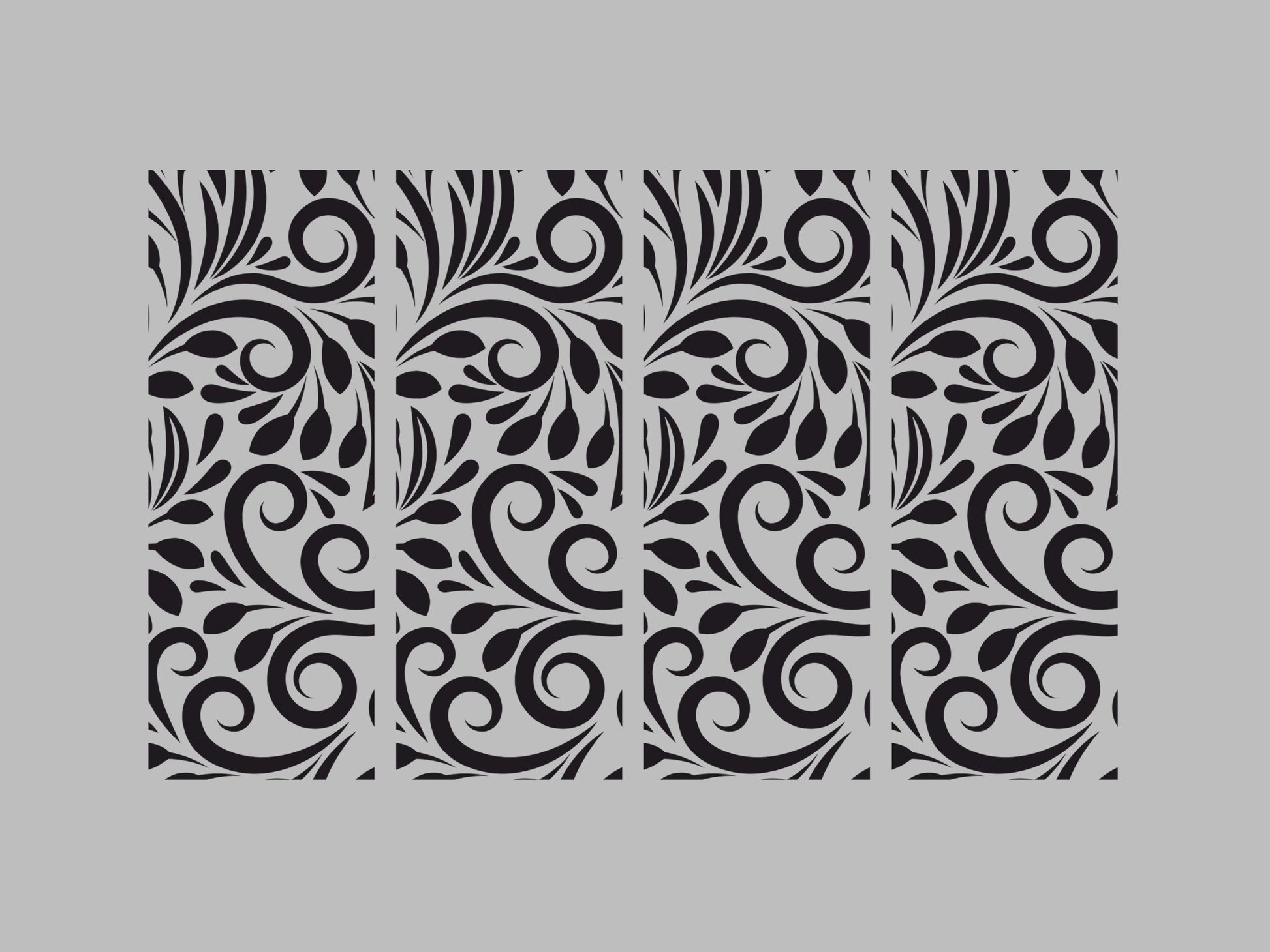 UV DTF Pen Wrap Ready To Apply Sticker Print. Swirly tooled leather with transparent backing. UV Pen wrap. #8032