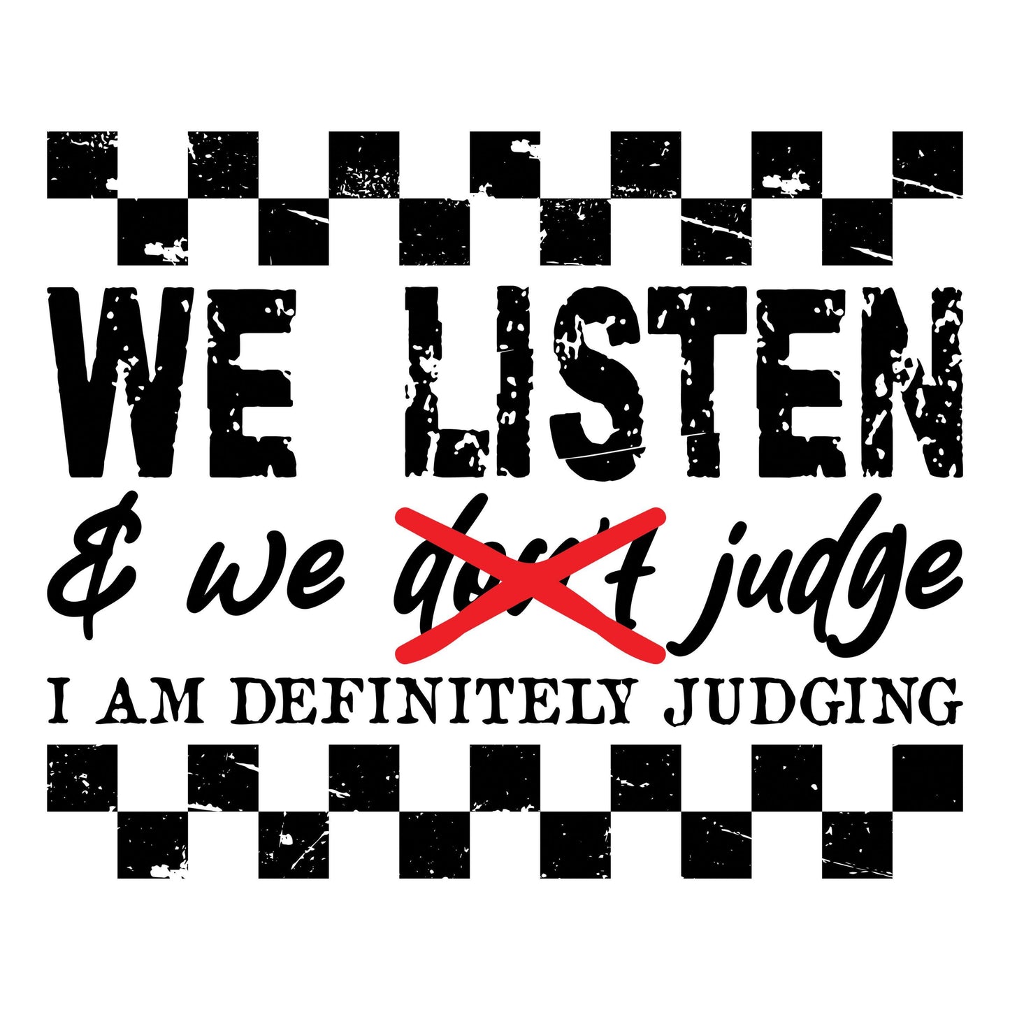 UV DTF Sticker print. We listen and judge I am definitely judging permanent sticker tumbler decal #4532