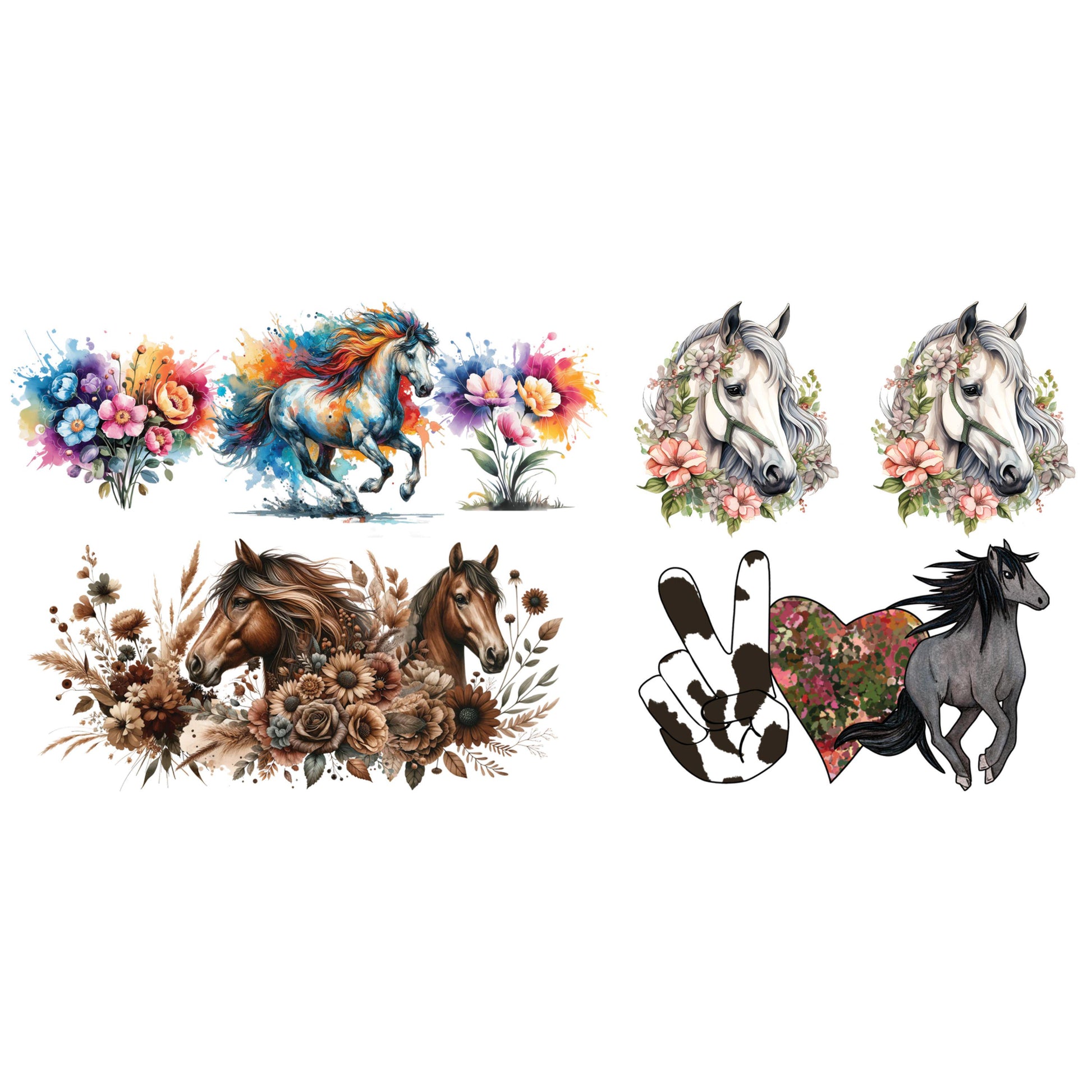UV dtf Sticker print Horse country western keychain mini wraps for mini tumbler keychains, sticker. Uv wrap for chapstick holders
