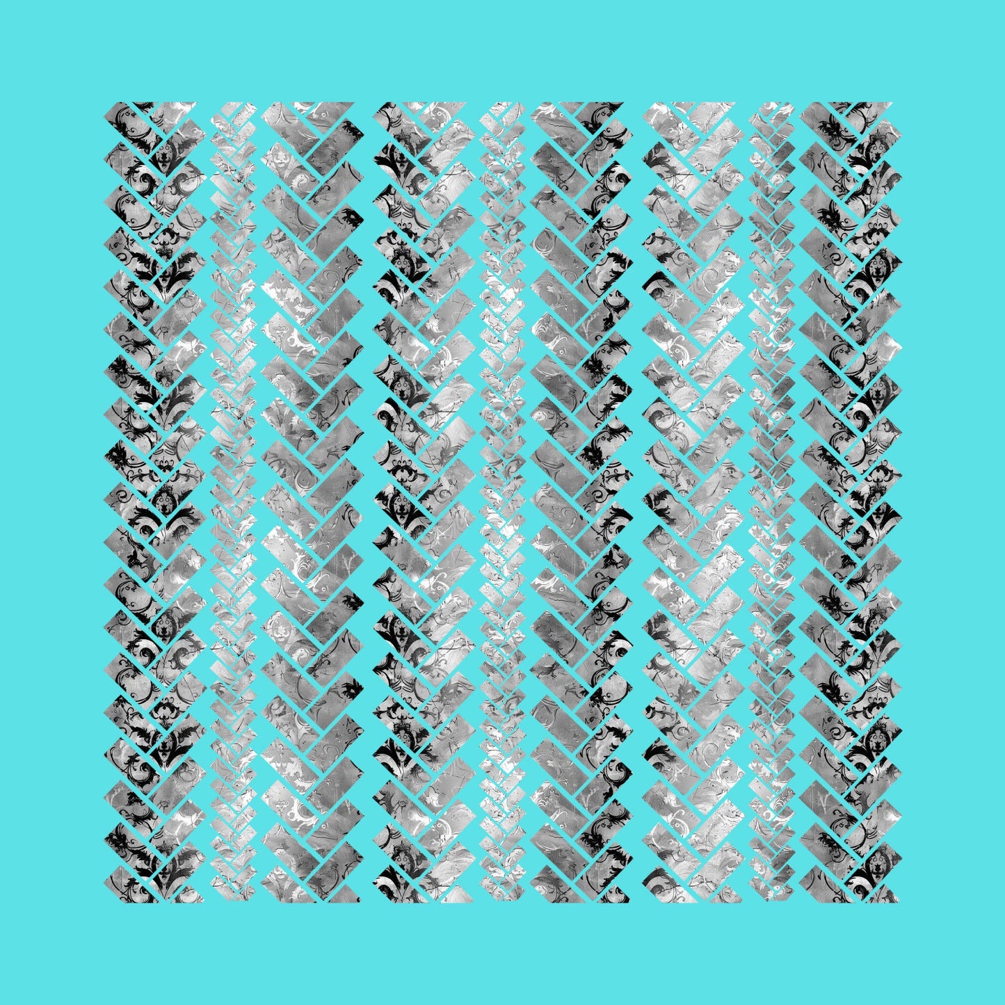 UV DTF Sticker print. Small braided herringbone grunge element bundle of decals, tumbler decal. #6009