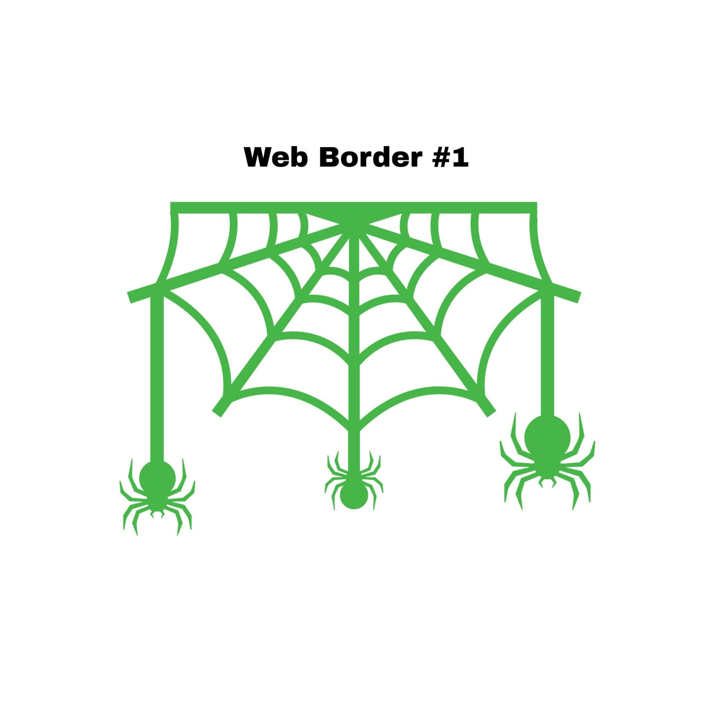 UV DTF Sticker print Web border spider web element Halloween Fall decal, tumbler decal, permanent sticker. #7363