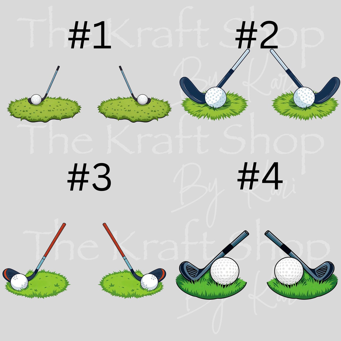 UV DTF Sticker print Golf club and ball wraps decal, tumbler decal. UV wrap for glass can #5419