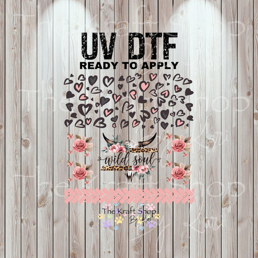 UV DTF Sticker prints. Wild Soul Herringbone sheet band element sheet mixed media hot mess herringbone design bundle decal #10328