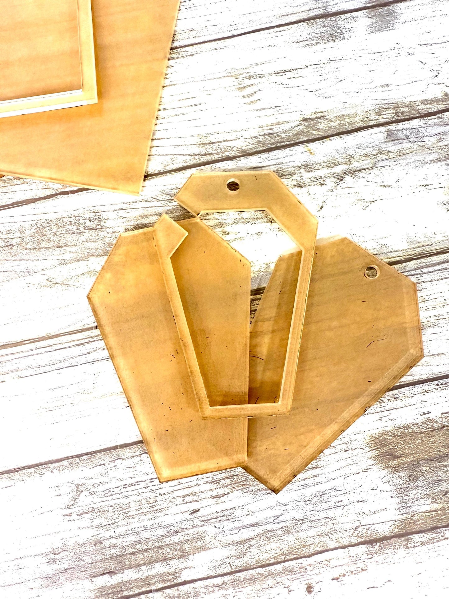 DIY Christmas Shaker snow globe ornament KITS Acrylic blanks shapes. DIY ornaments. Acrylic shapes for crafts.