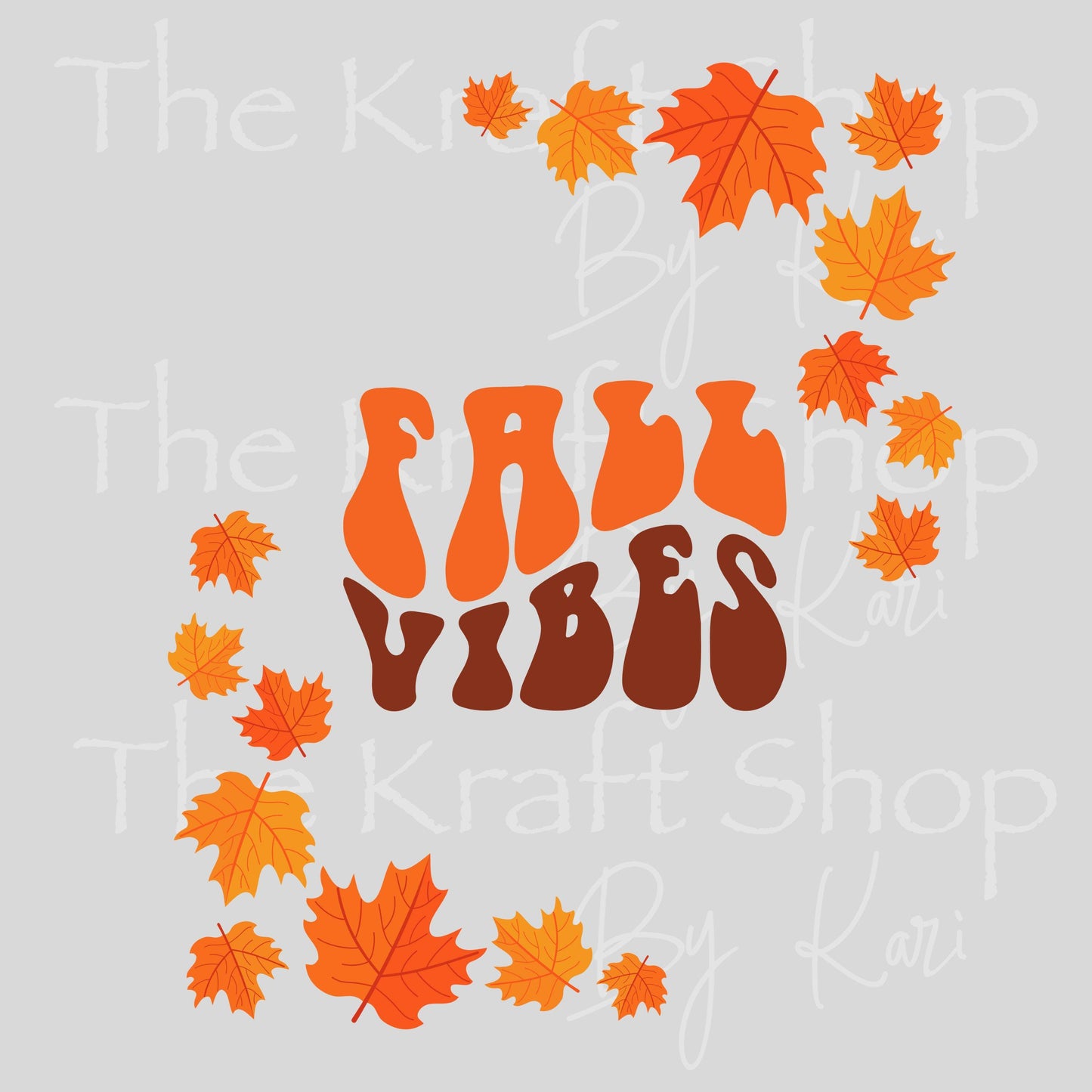 UV DTF Sticker print Fall Vibes Element sheet decal, tumbler decal, permanent sticker #7433