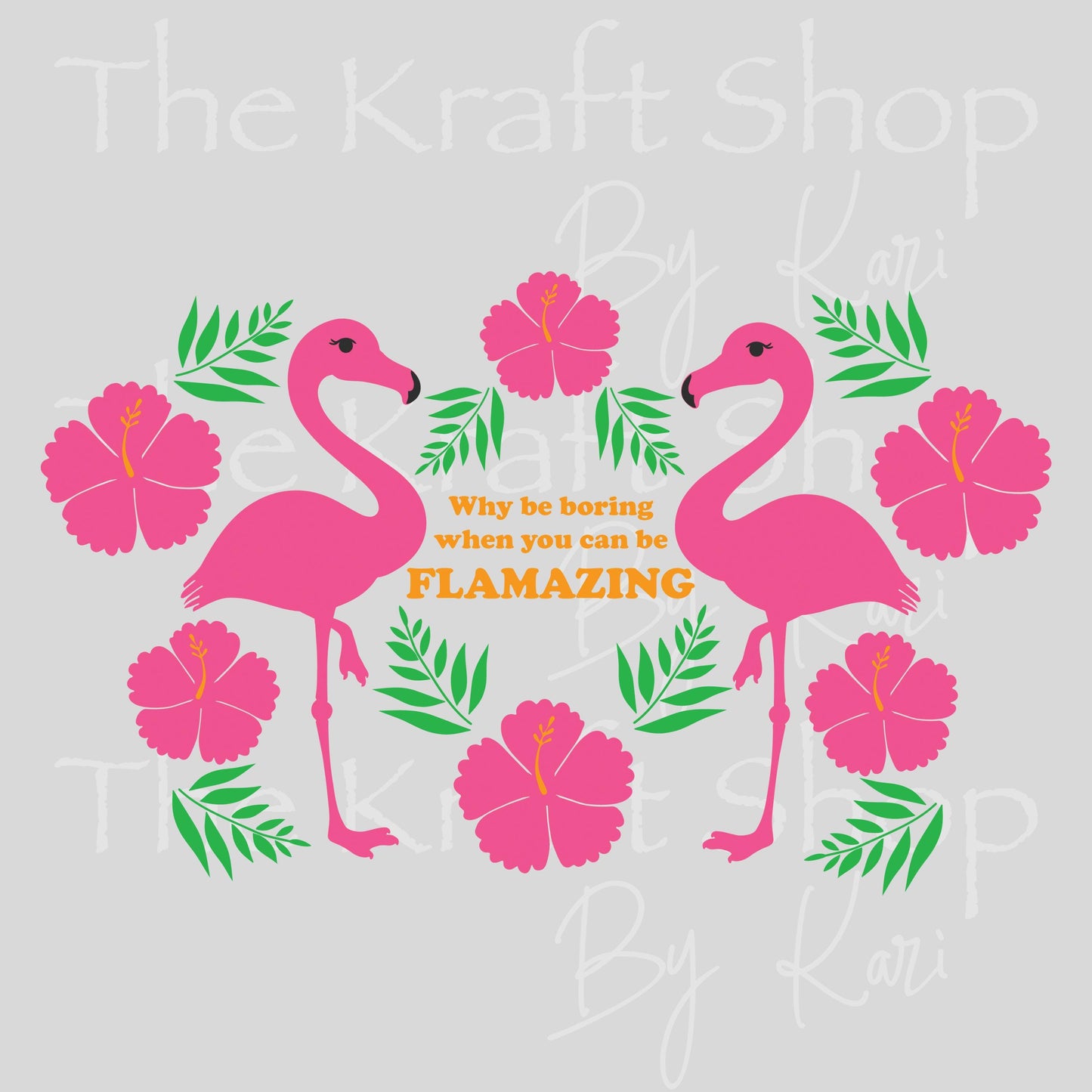 UV DTF Sticker print. Flamingo flamazing 24 oz tapered wrap or element sheet of decals for acrylic tumblers #5489