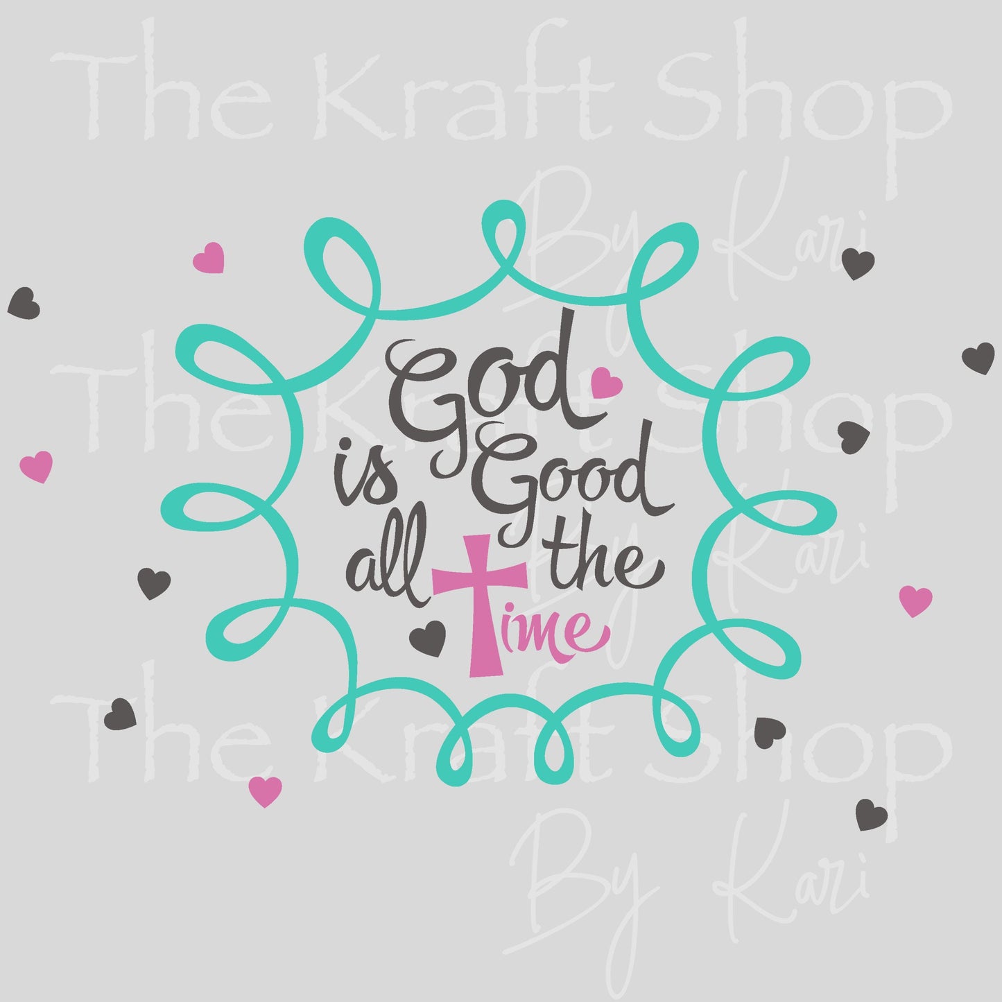 UV DTF Sticker print. God is good all the time 24 oz tapered wrap or element sheet of decals for acrylic tumblers #5494
