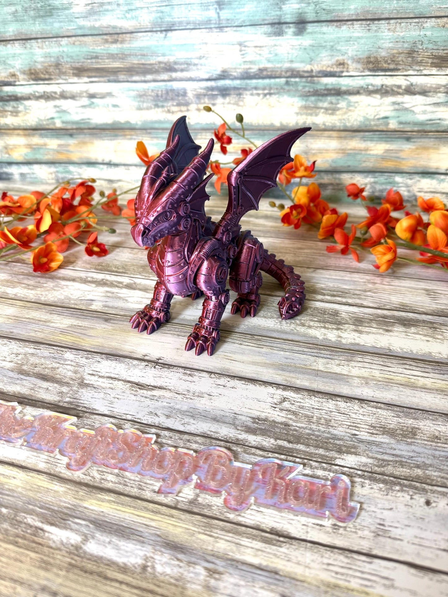 3D Steampunk dragon. Ready to ship.