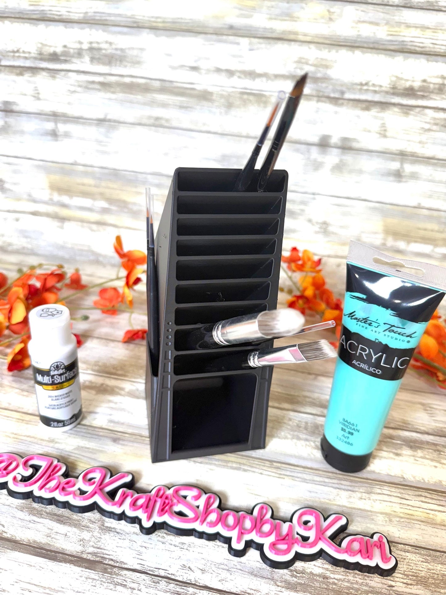 3D Paint brush holder Ready to ship.