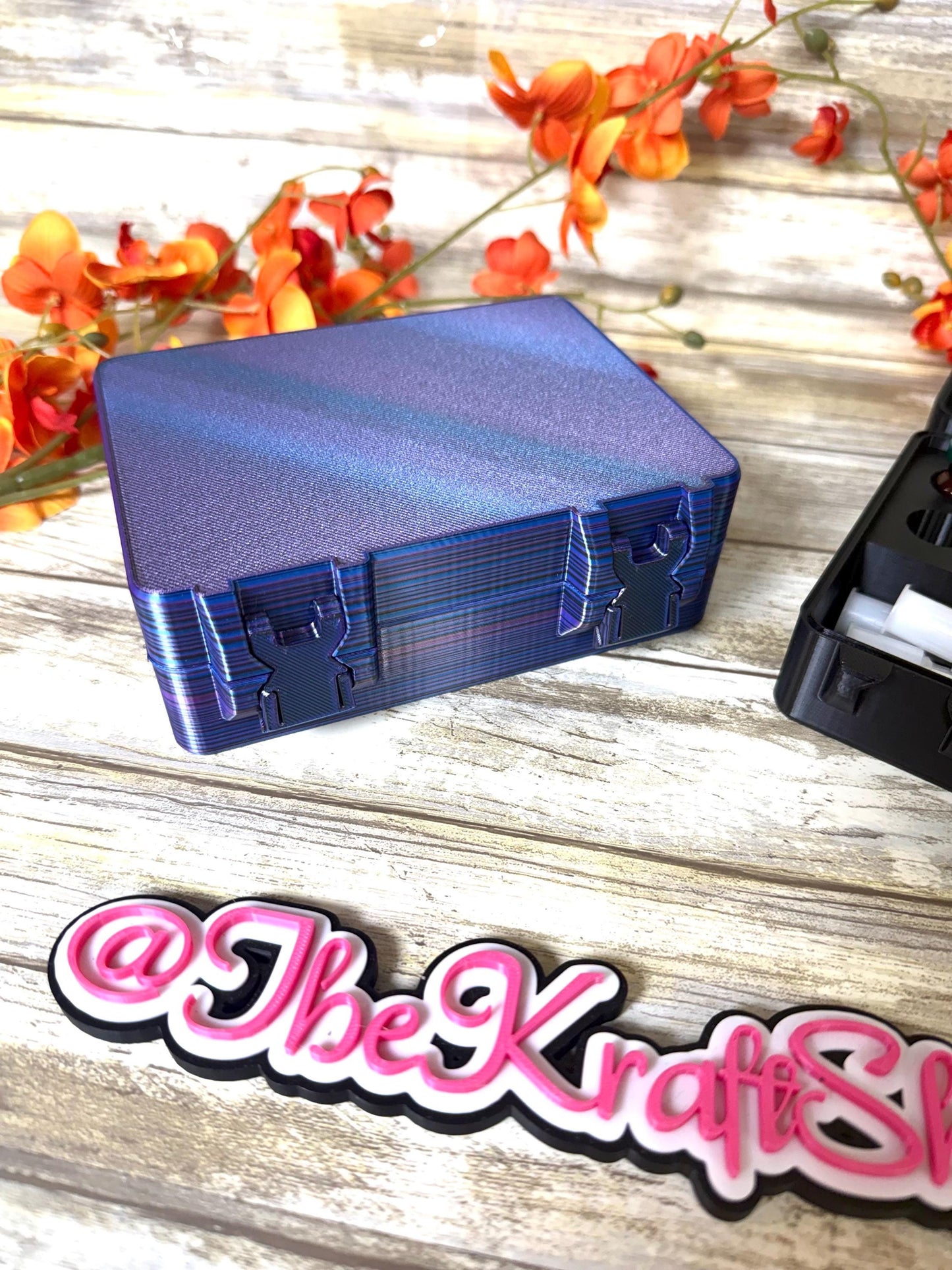 3D printed Peptide, syringe, alcohol wipe organization case. Ready to ship.