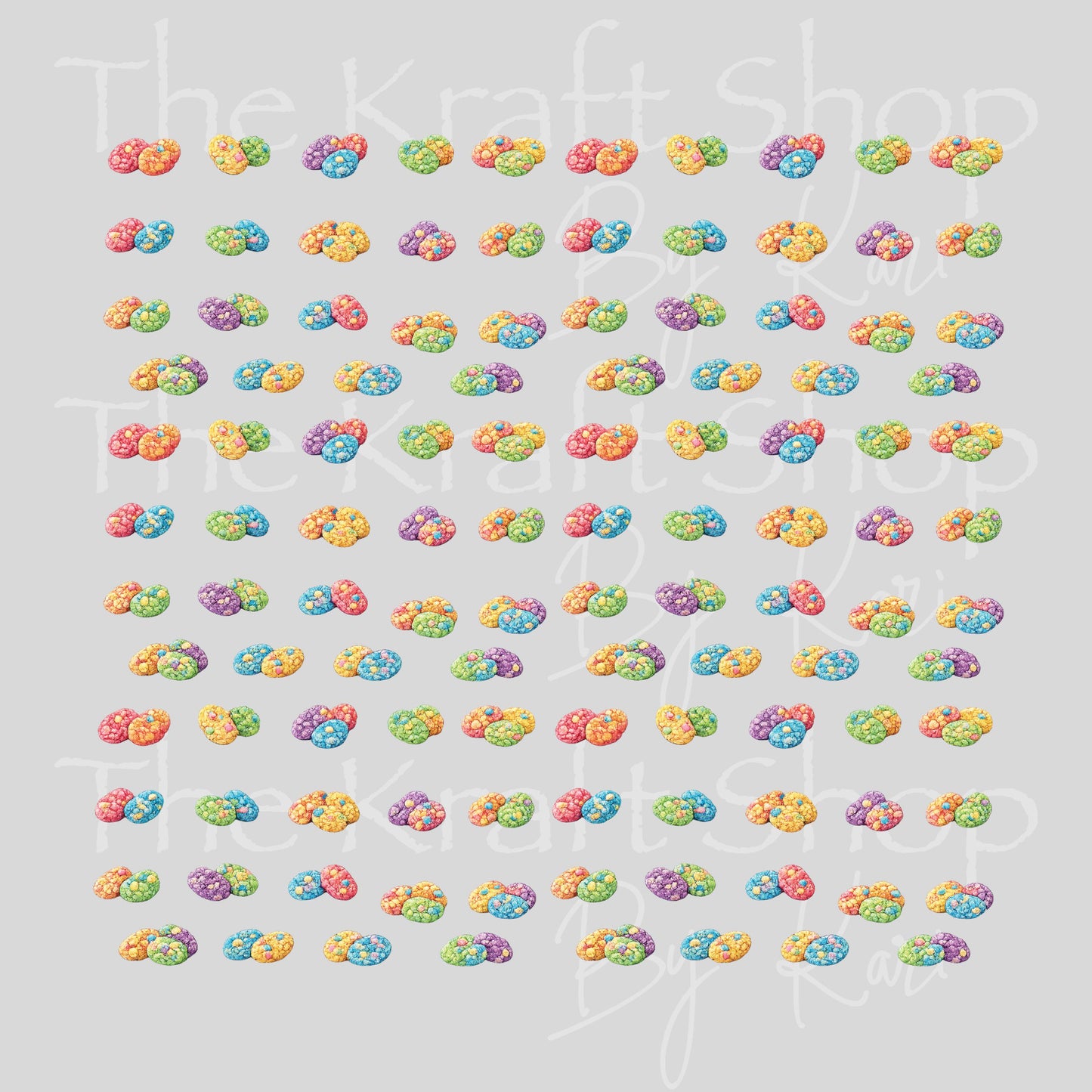 UV DTF Pebble cereal element 8x8 or 10x10 sheet bundle decal, permanent sticker. #10529