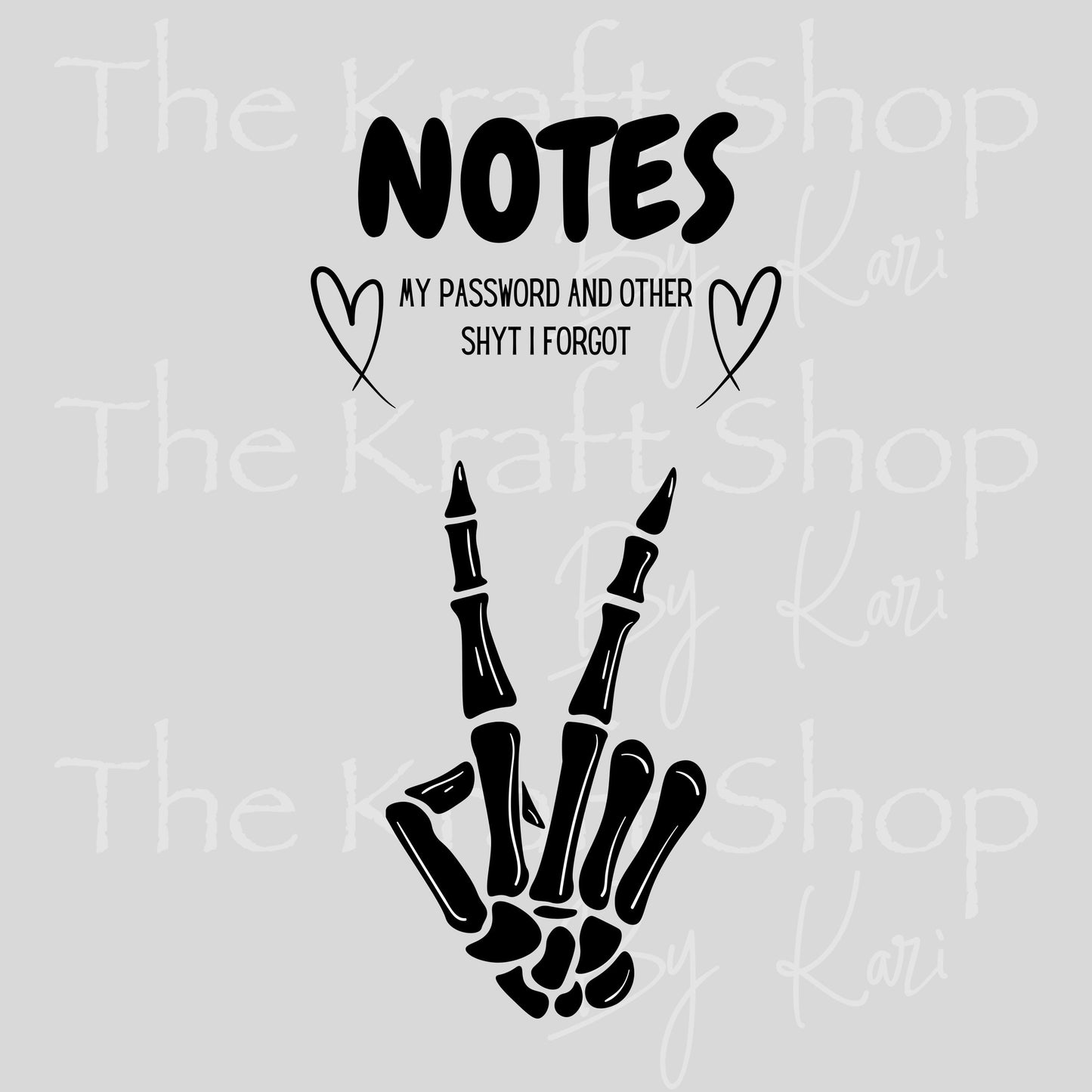 UV DTF Sticker print Notes Notebook Element sheet 8.5x5.7 inches, decal #5609