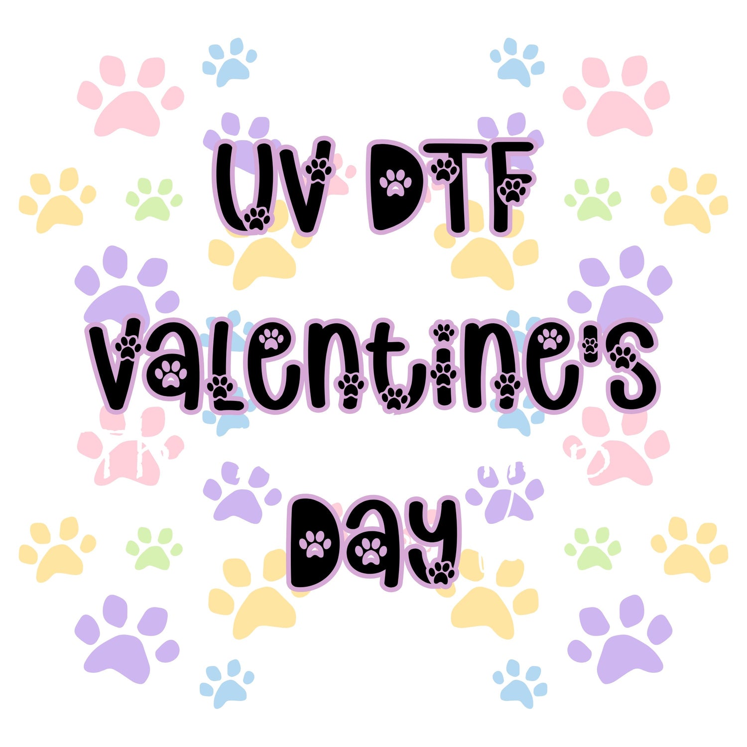UV DTF Valentine's Day
