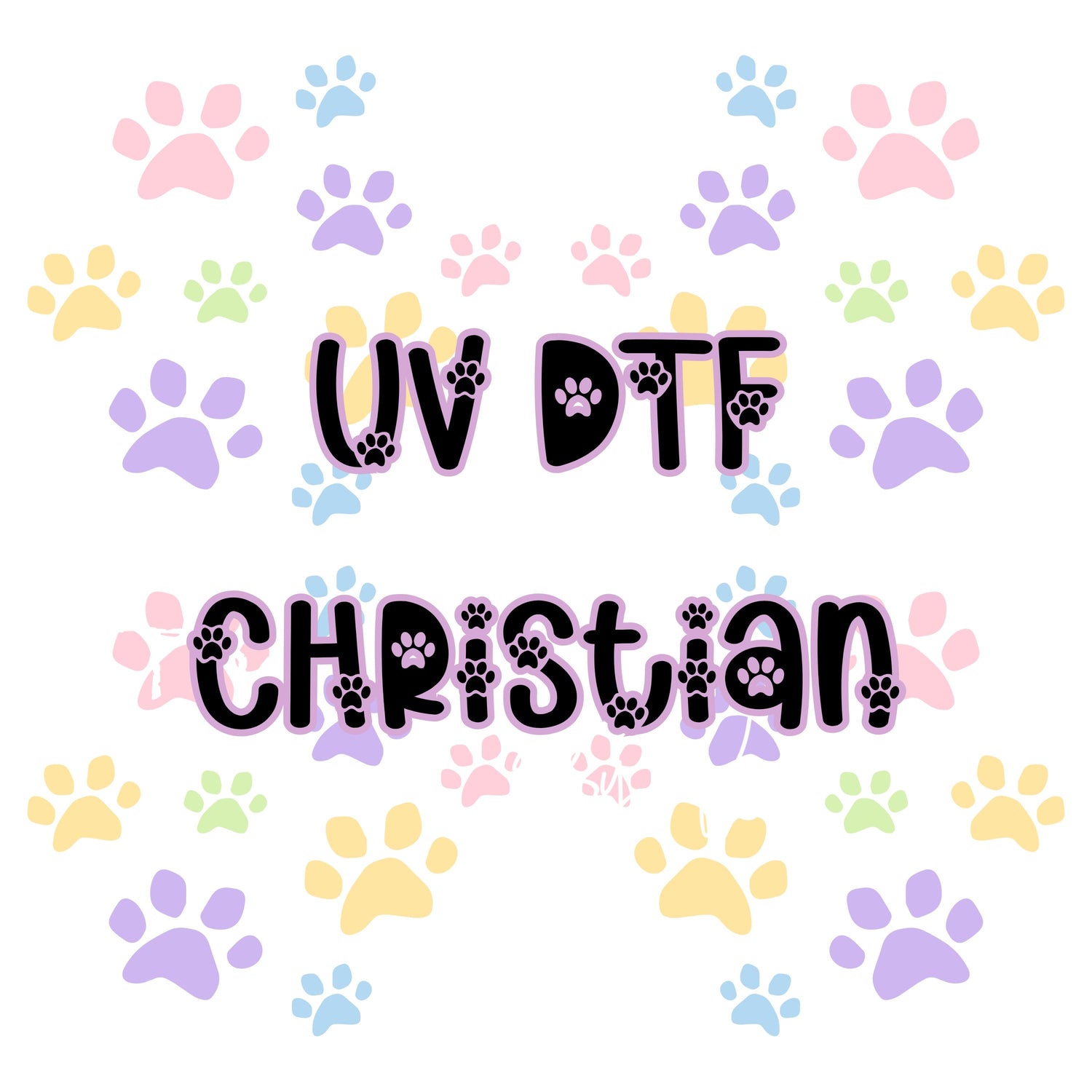 UV DTF Christian