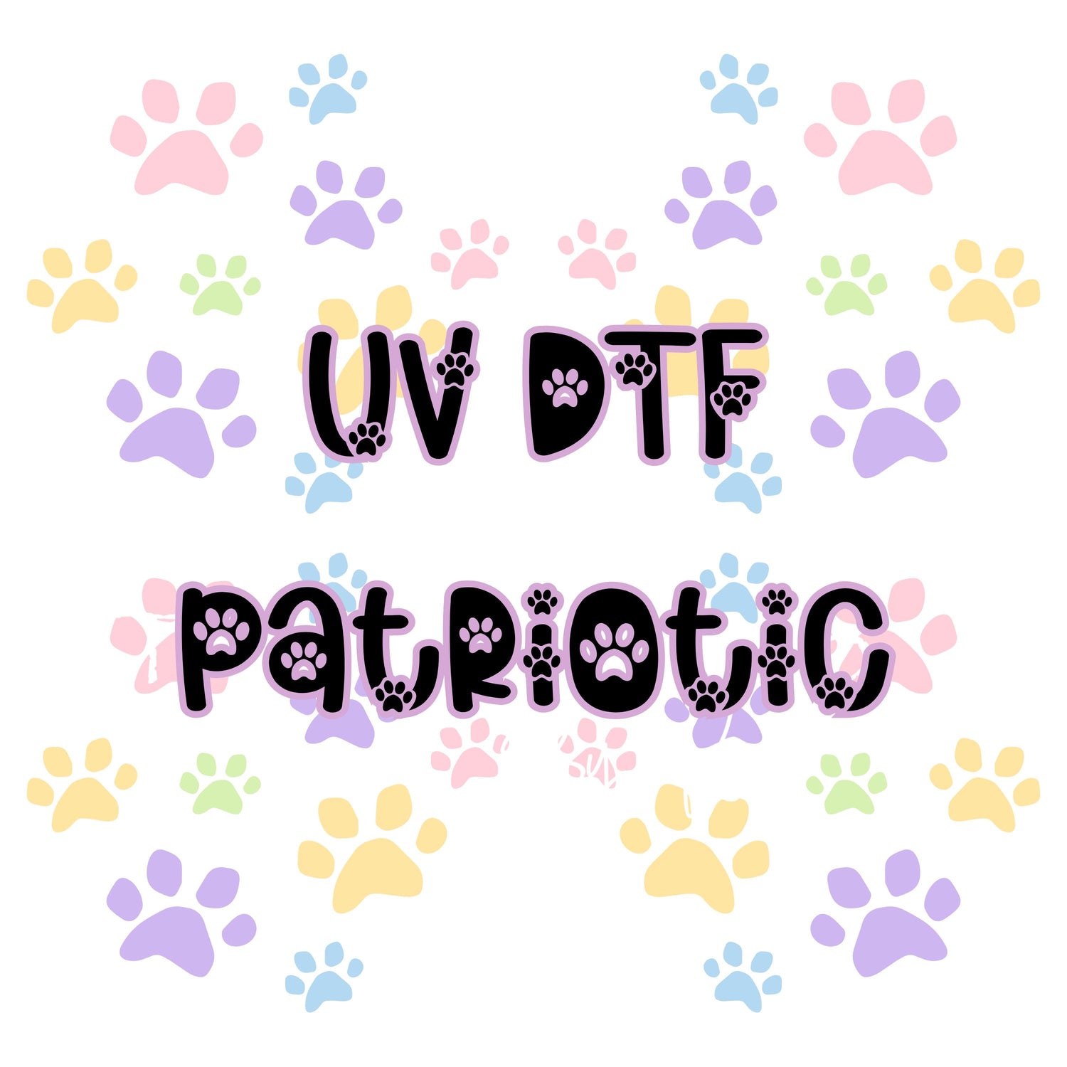 UV DTF Patriotic