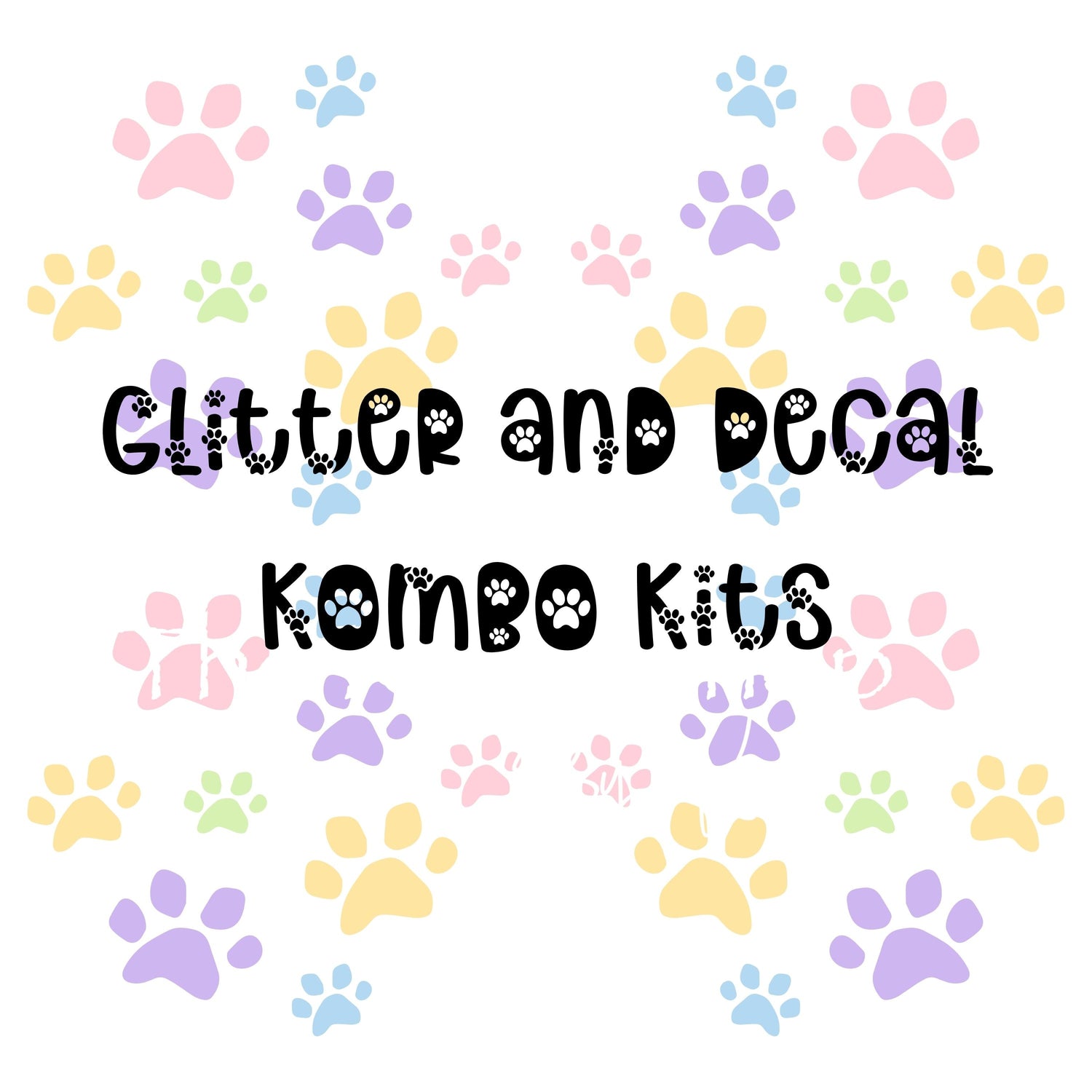 Glitter and Decal Kombo Kits